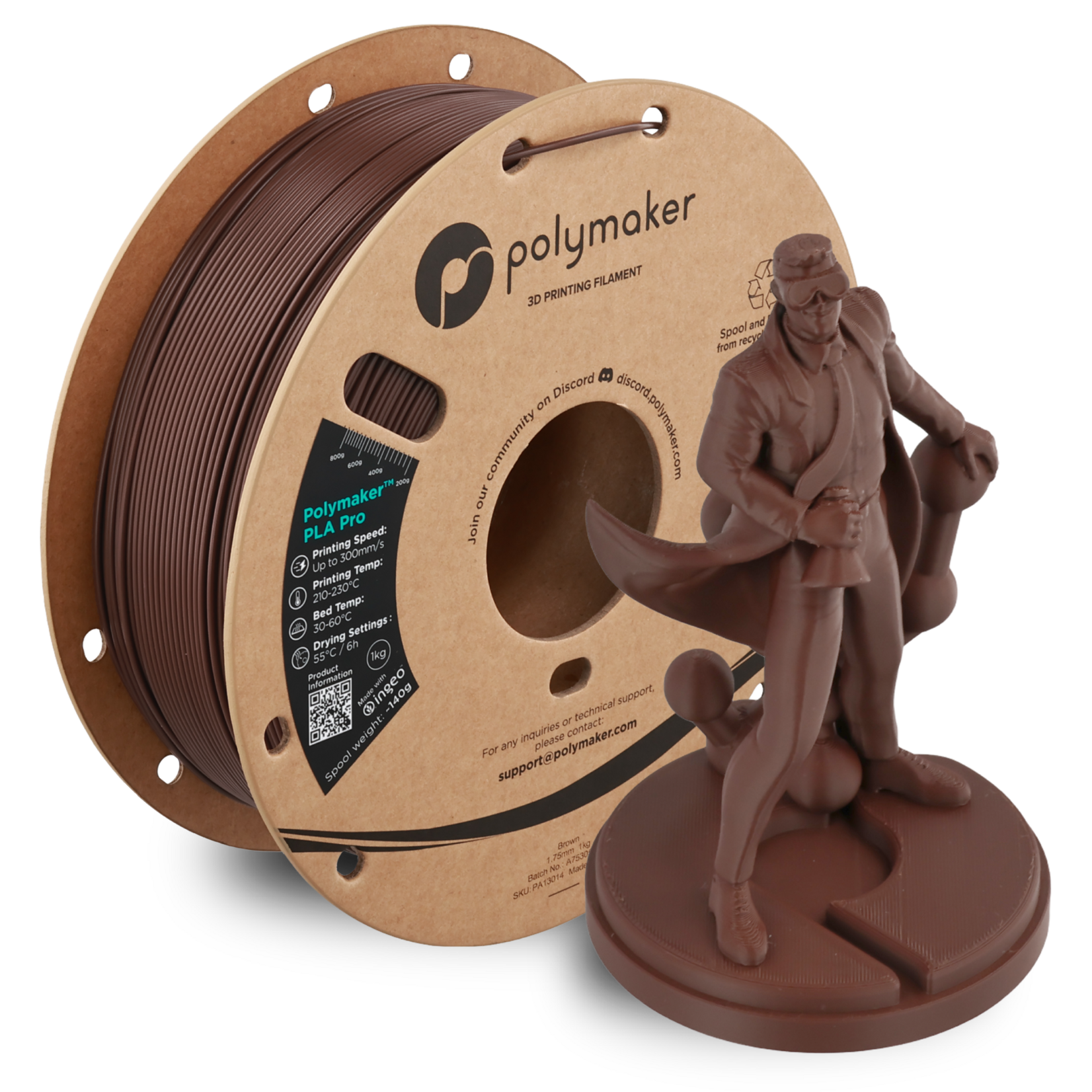 Polymaker PLA Pro - Brown