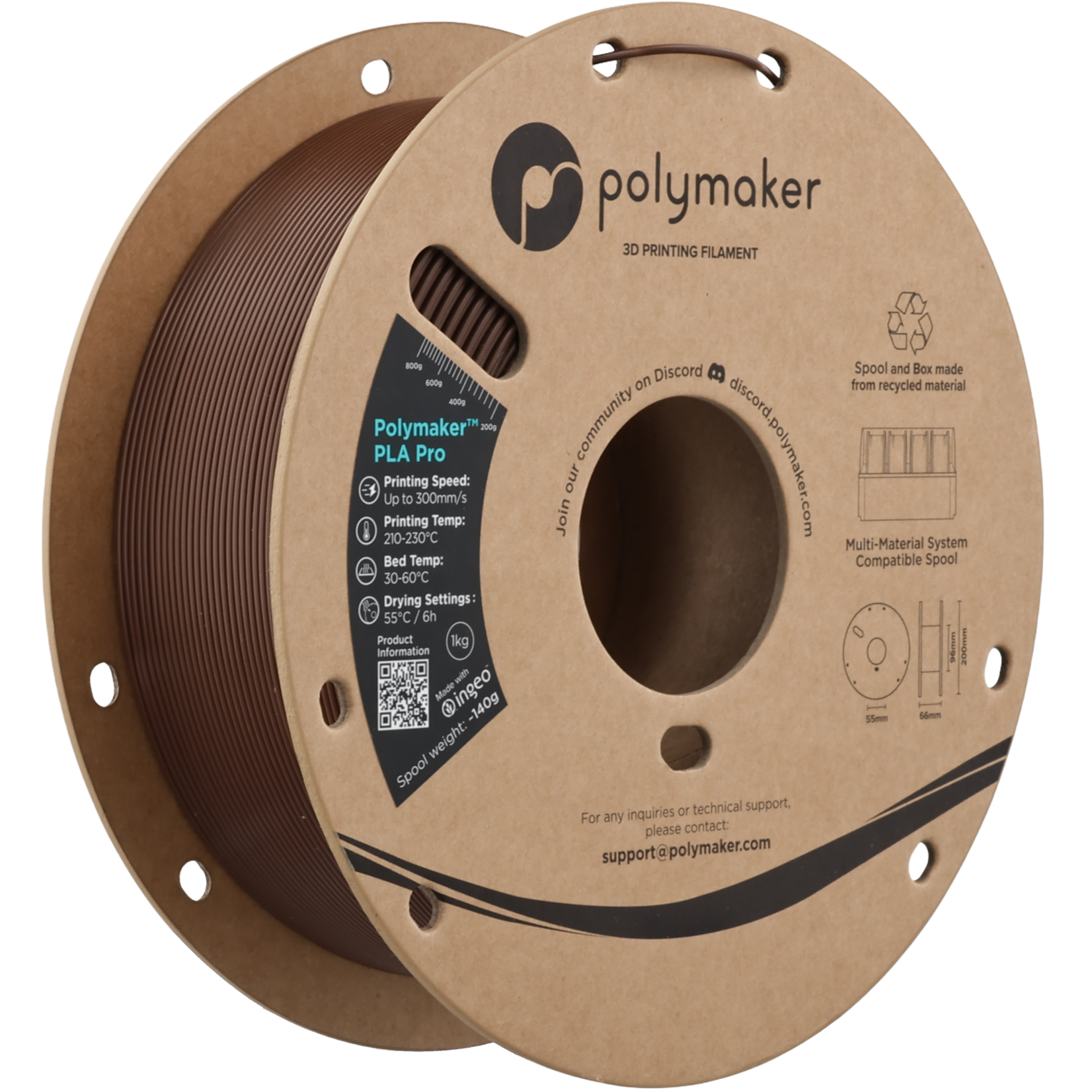 Polymaker PLA Pro - Brown
