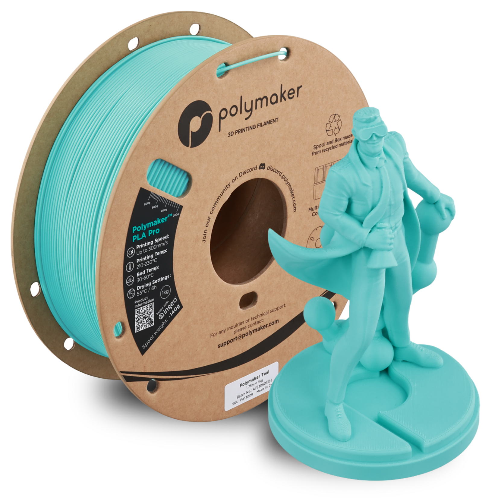 Polymaker PLA Pro - Polymaker Teal