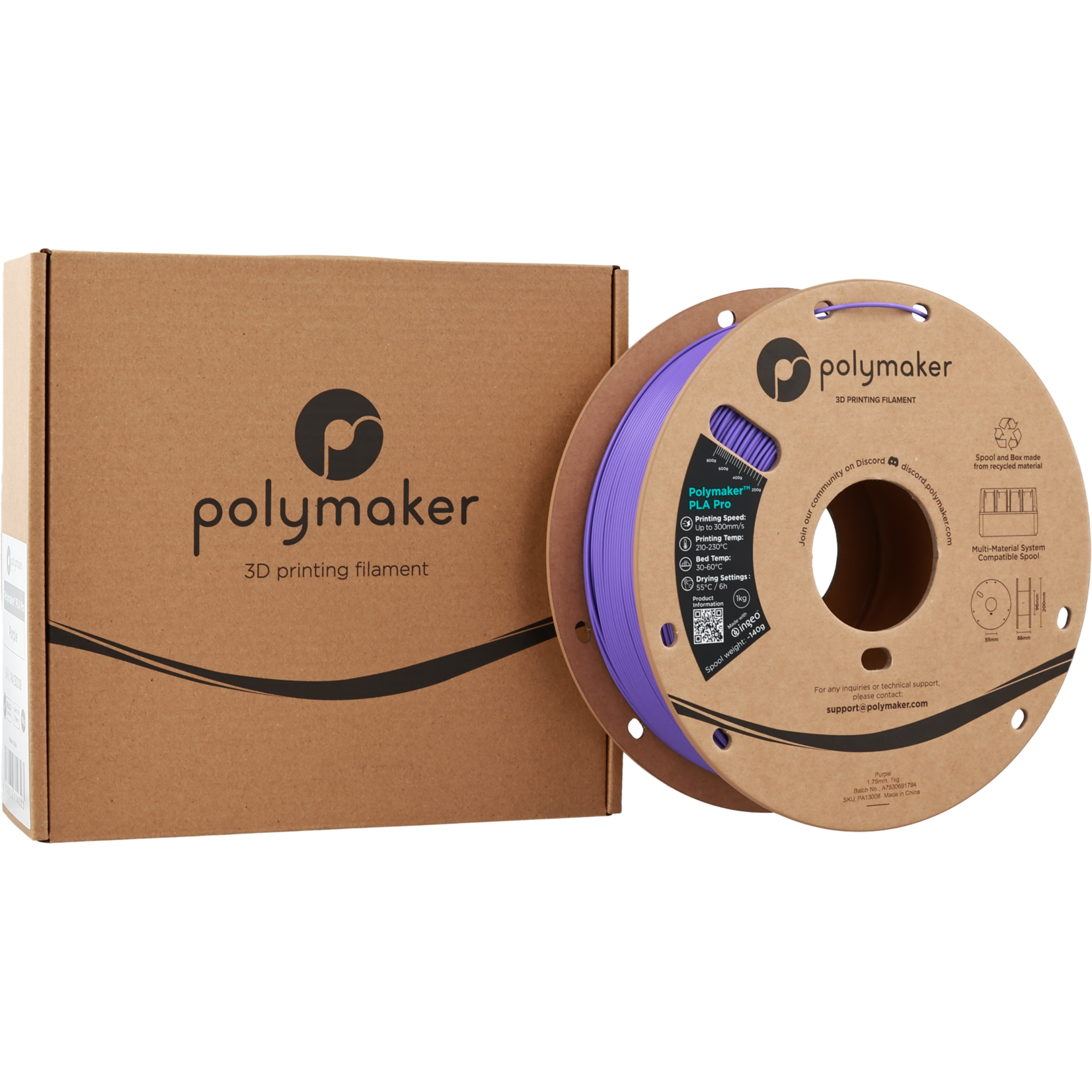 Polymaker PLA Pro - Purple