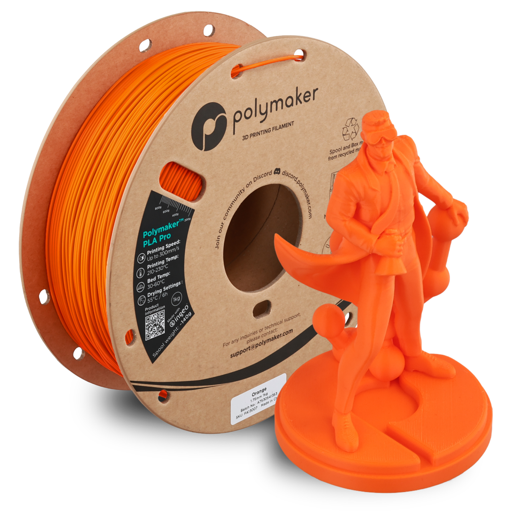 Polymaker PLA Pro - Orange