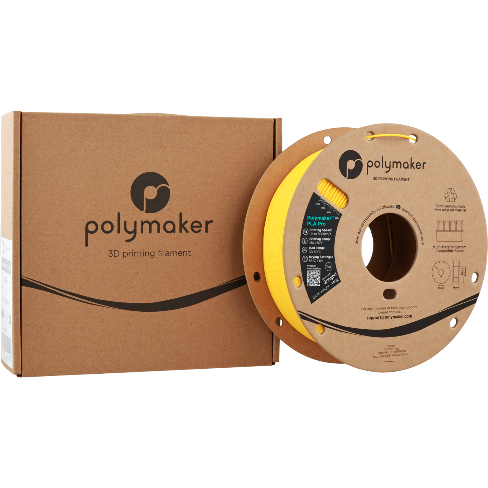 Polymaker PLA Pro - Yellow