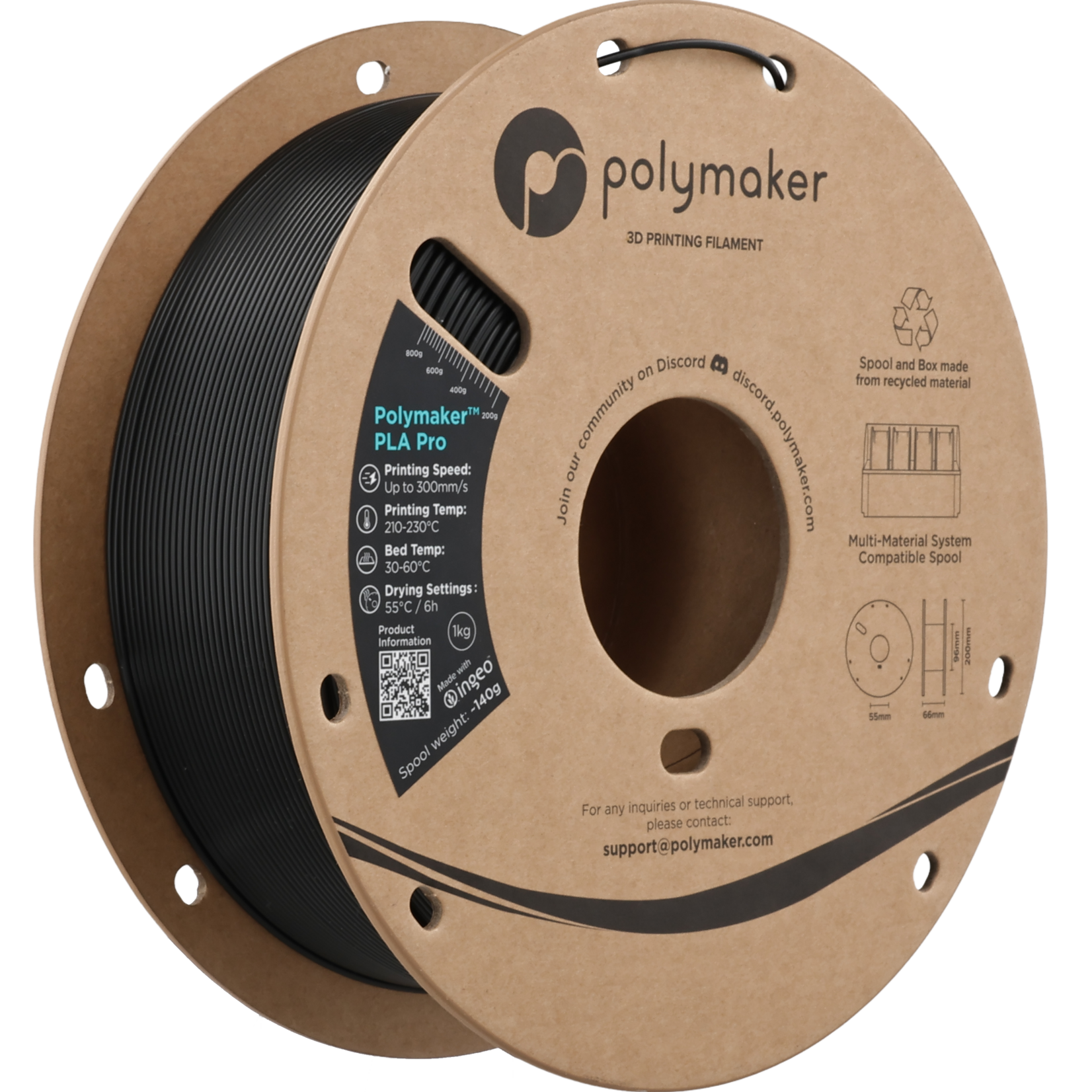 Polymaker PLA Pro - Black
