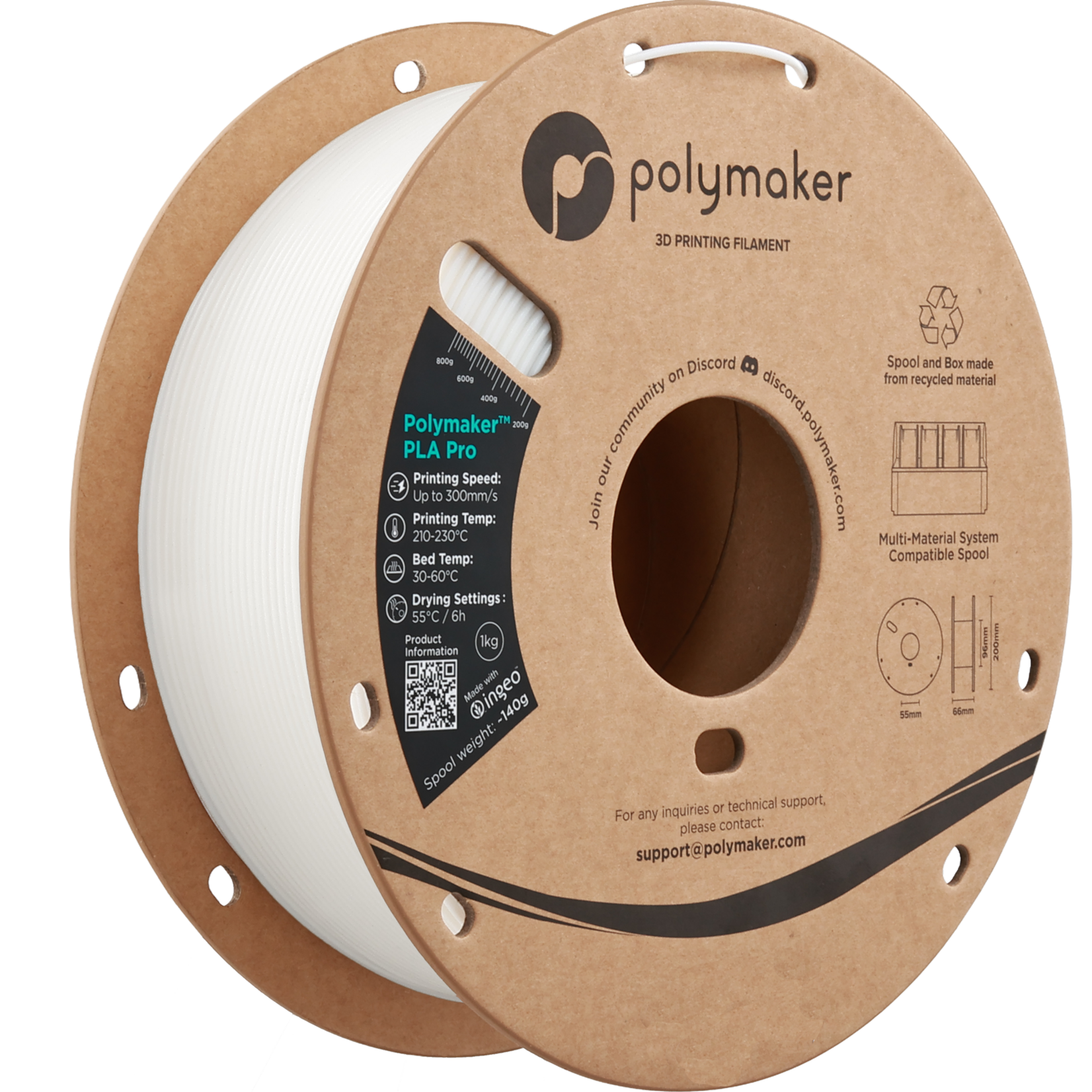 Polymaker PLA Pro - White