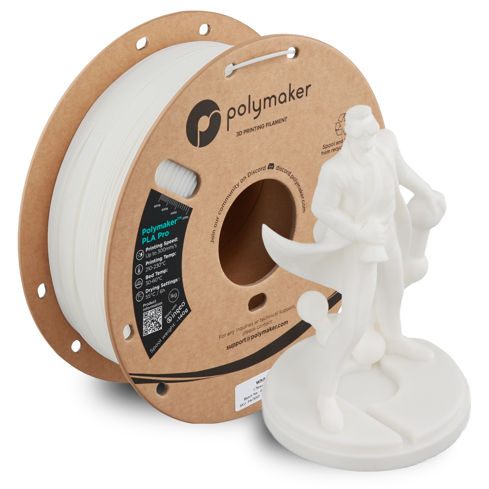 Polymaker PLA Pro - White