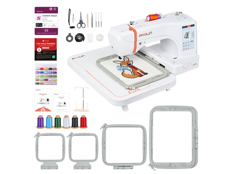 PooLin EOC06 Embroidery Machine