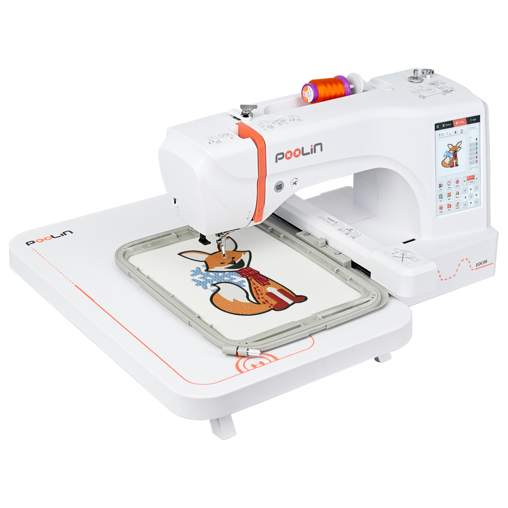 PooLin EOC06 Embroidery Machine