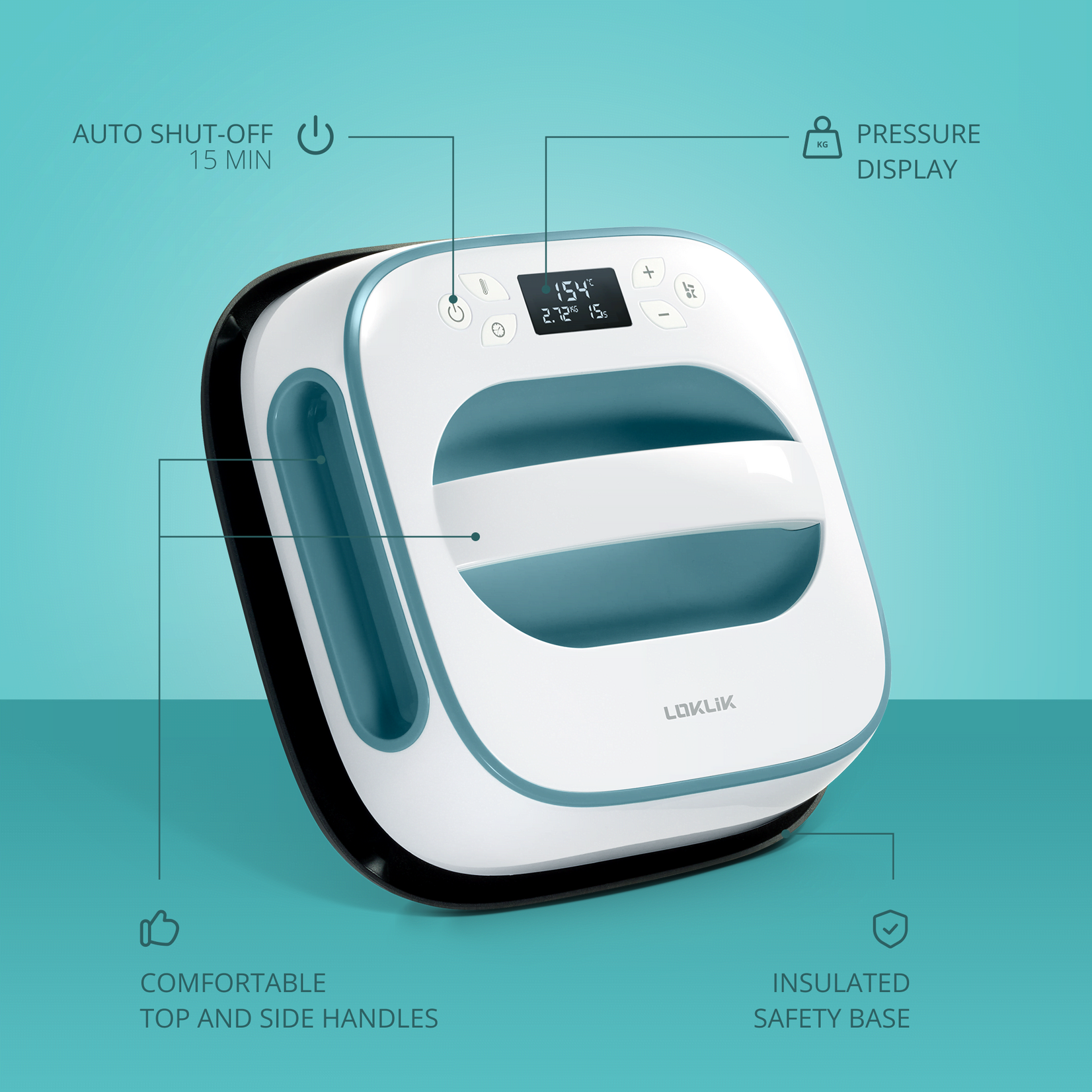 LOKLiK Easy Heat Press - Denim Blue