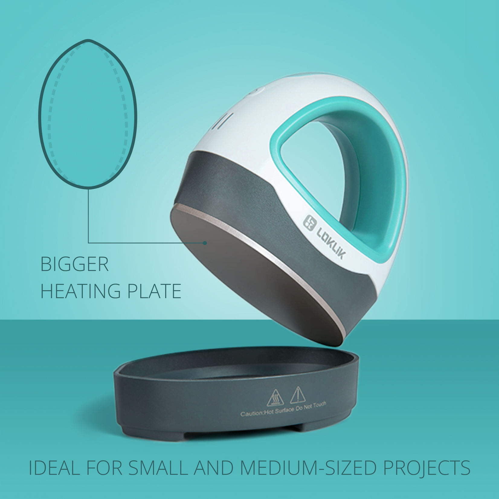 LOKLiK Mini Heat Press - LOKLiK Blue