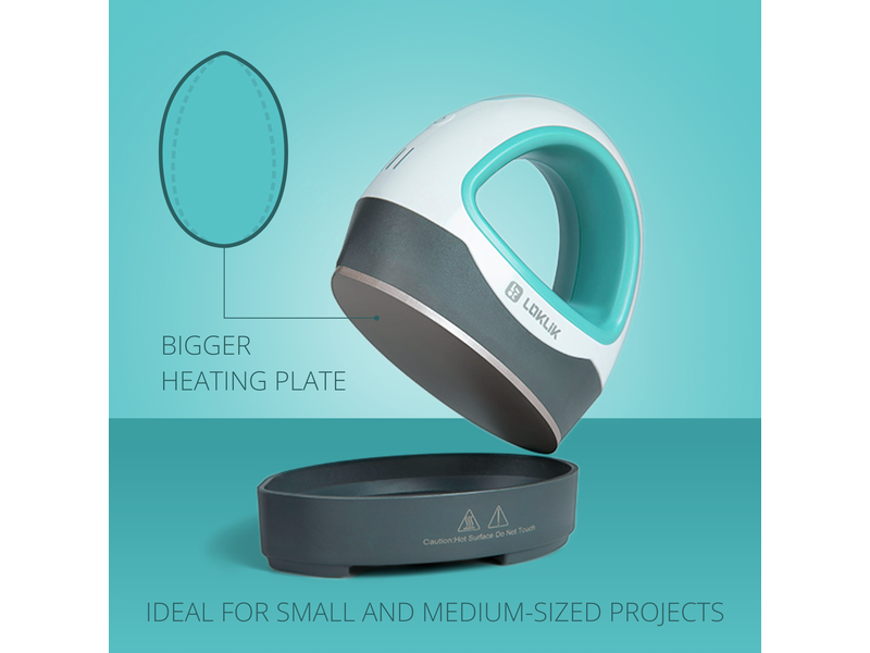LOKLiK Mini Heat Press - LOKLiK Blue