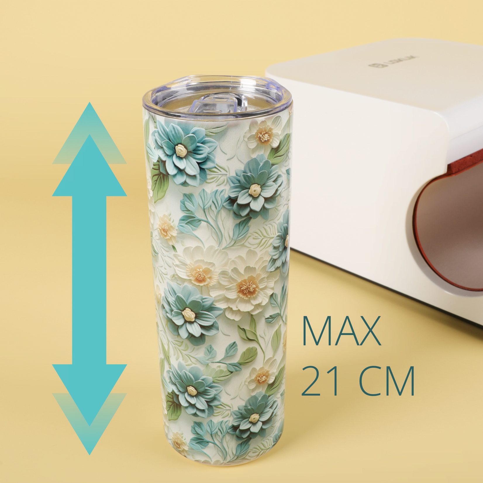 LOKLiK Auto Tumbler Heat Press - LOKLiK White