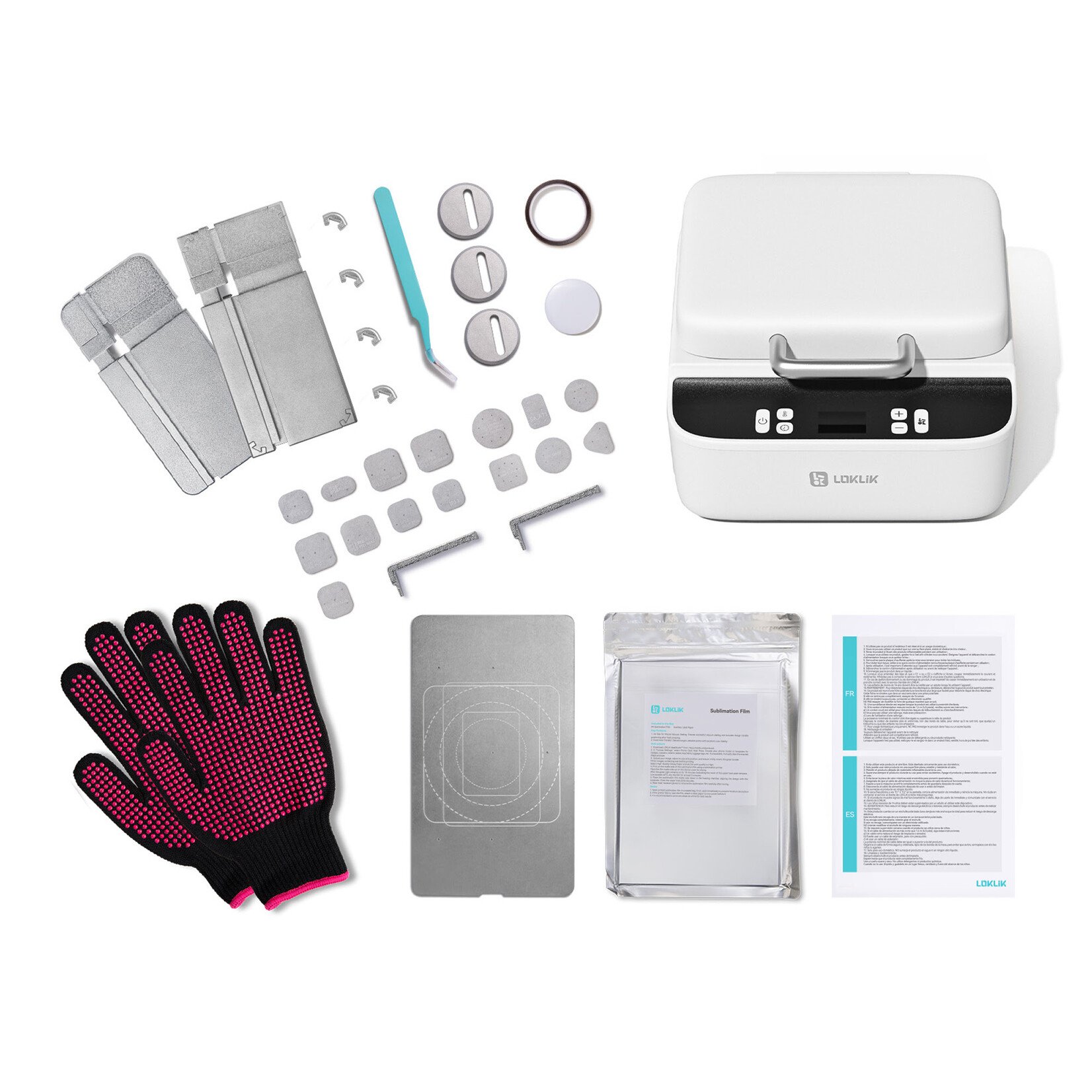 LOKLiK Phone Case Heat Press - Daisy White