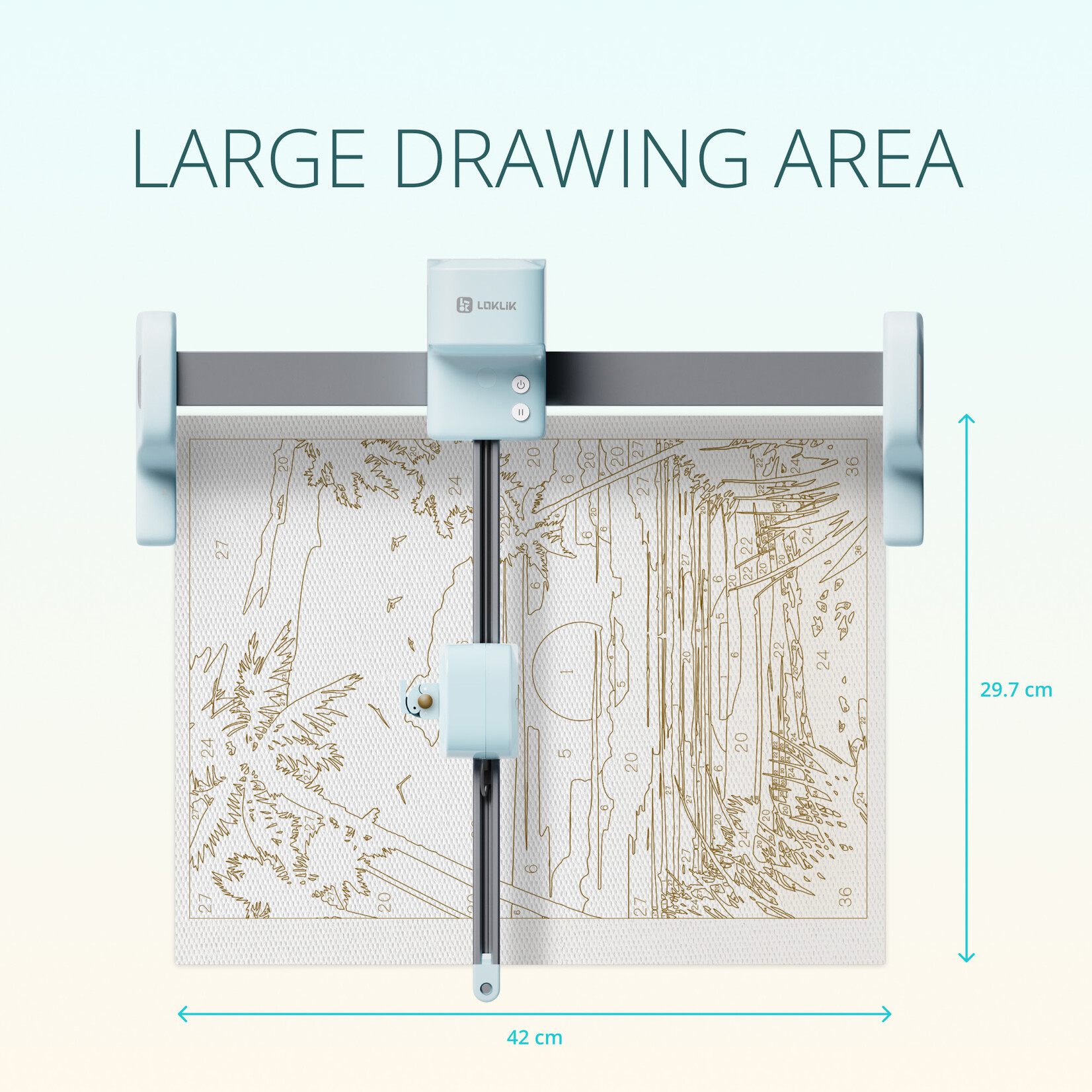 LOKLiK iPaint™ - Bubble Blue