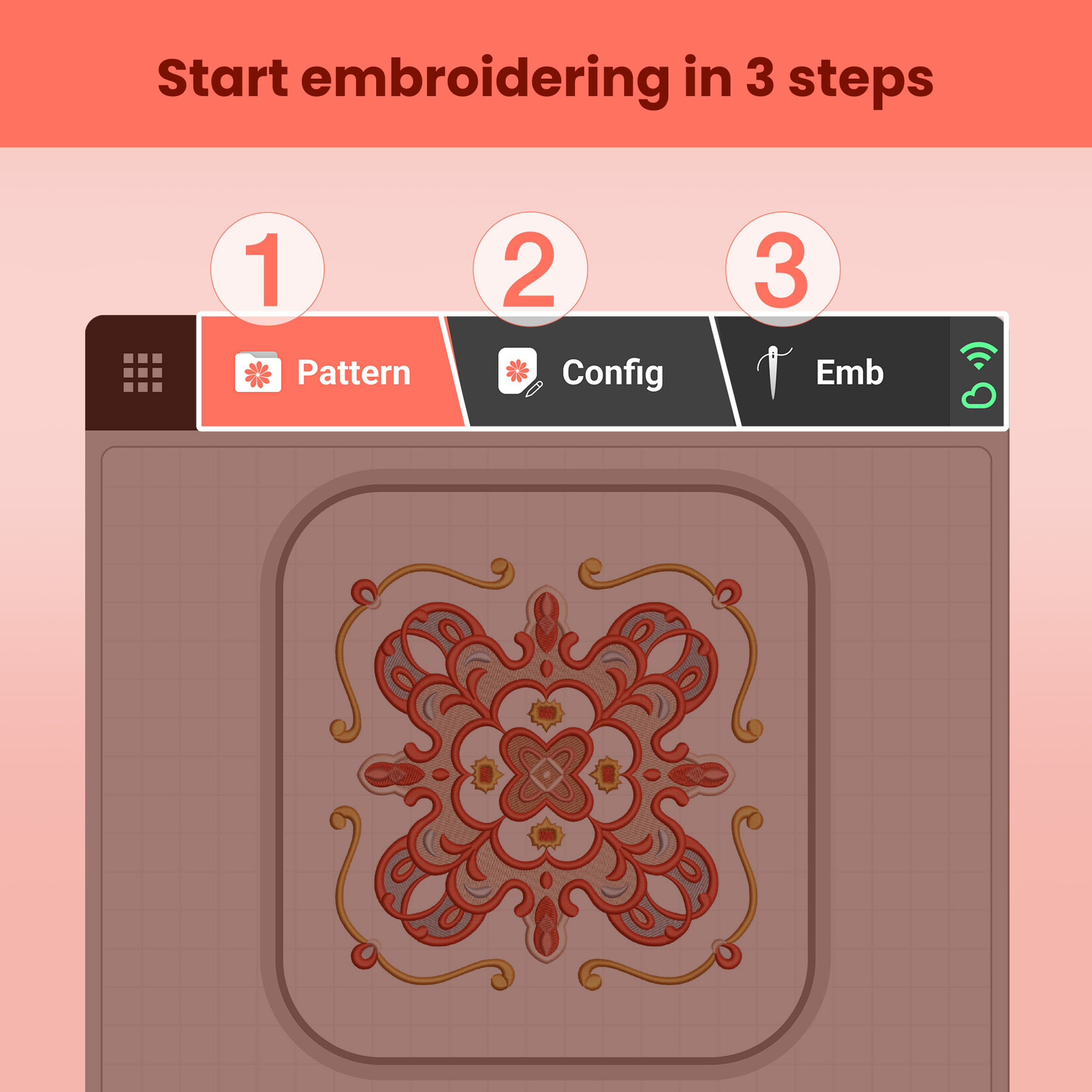 PooLin EOC06 Embroidery Machine