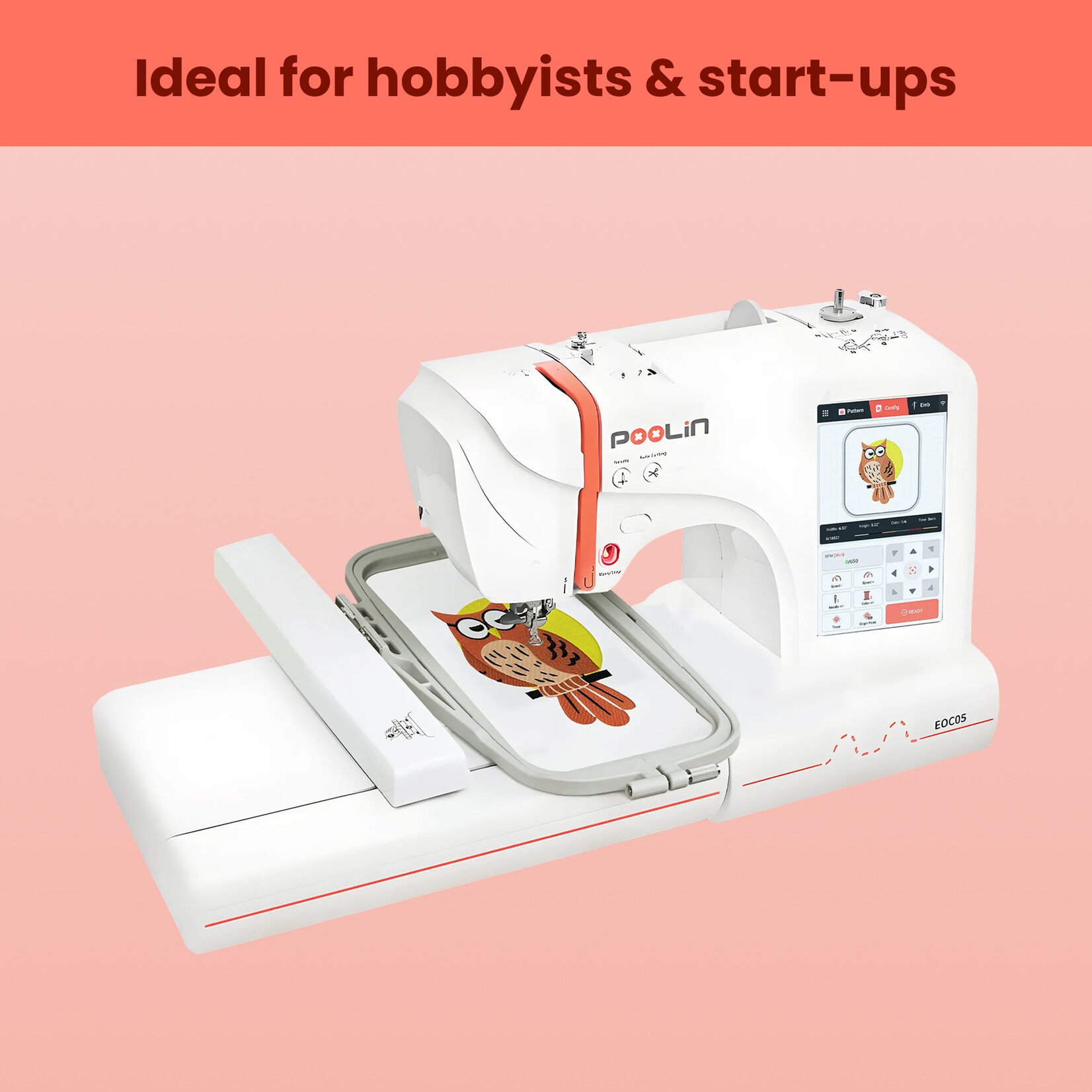 PooLin EOC05 Embroidery Machine
