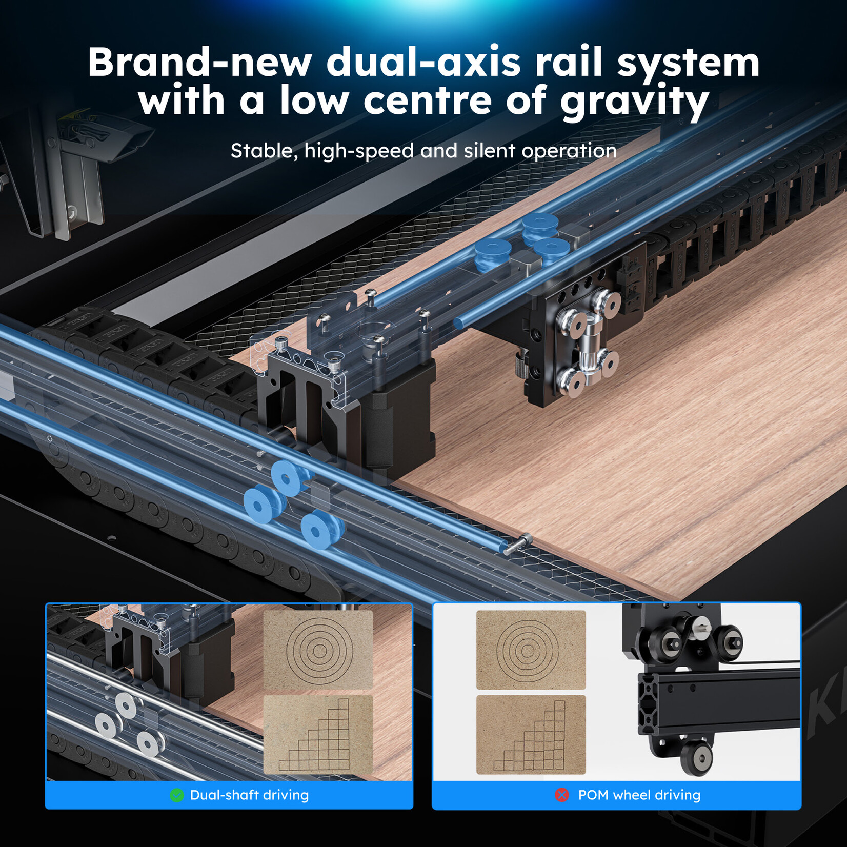 AtomStack Kraft Laser Cutter - 40 W Diode