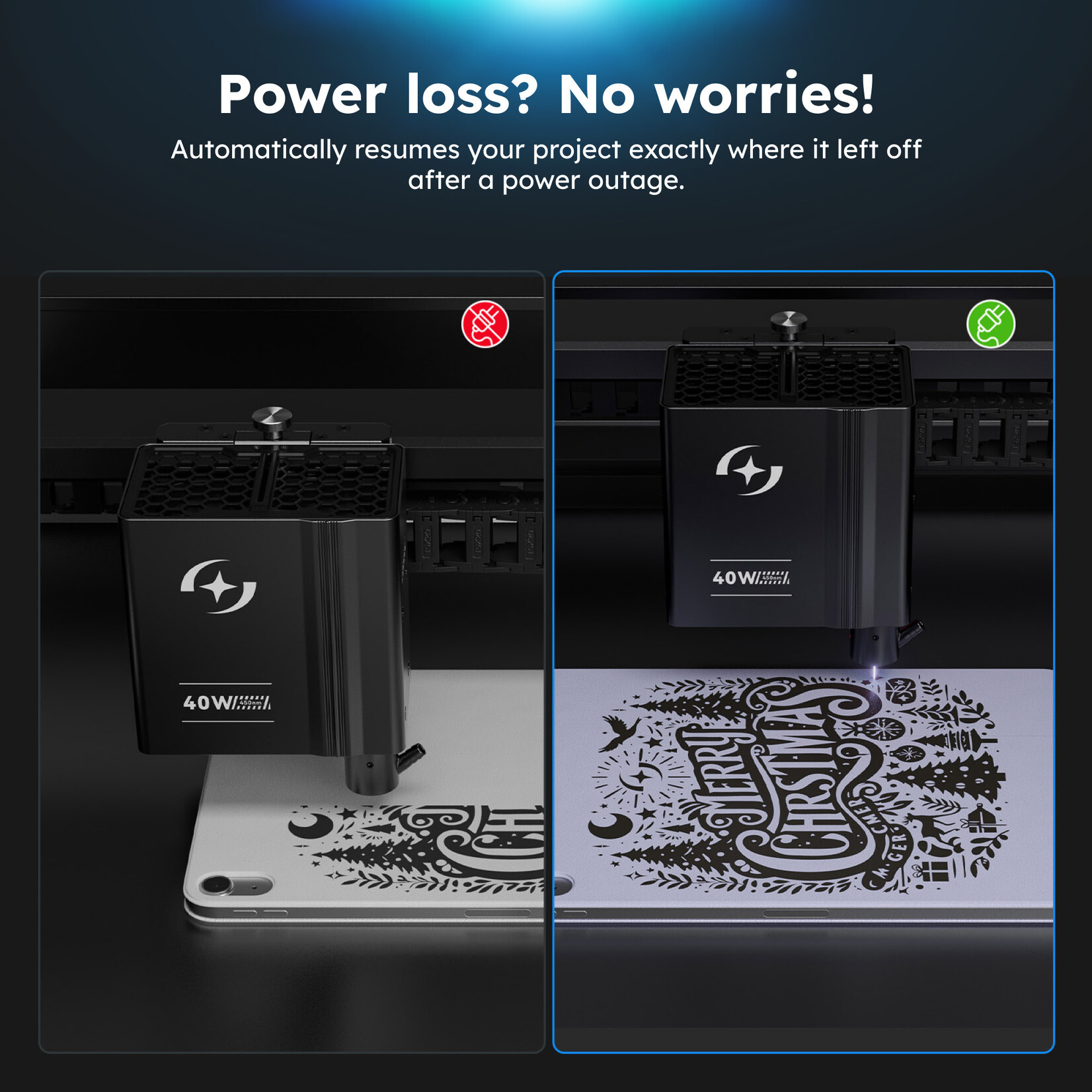 AtomStack Kraft Laser Cutter - 40 W Diode