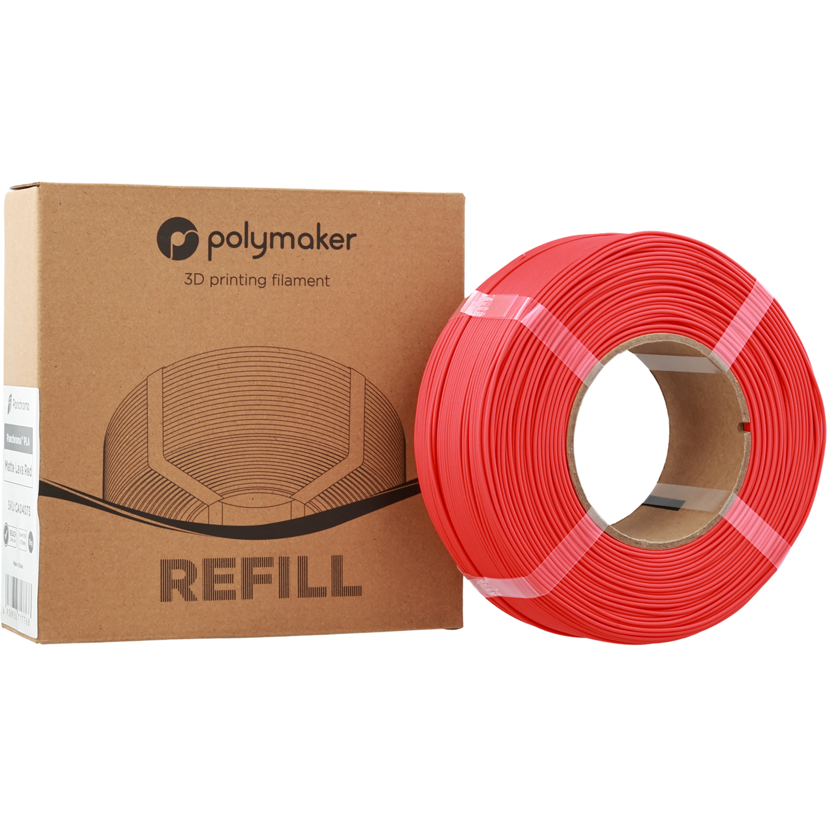 Polymaker Panchroma PLA Refill Matte Lava Red