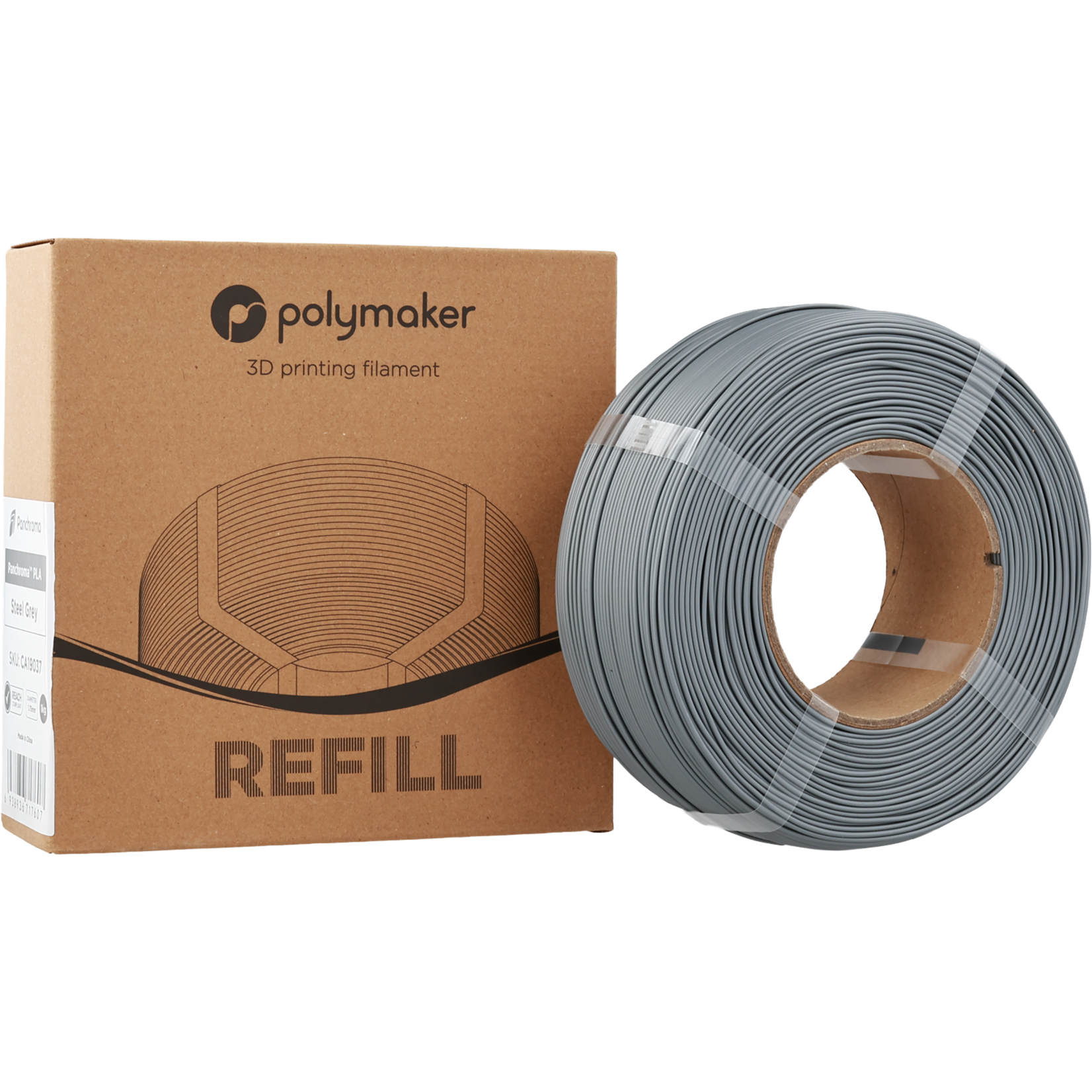 Polymaker Panchroma PLA Refill Steel Grey