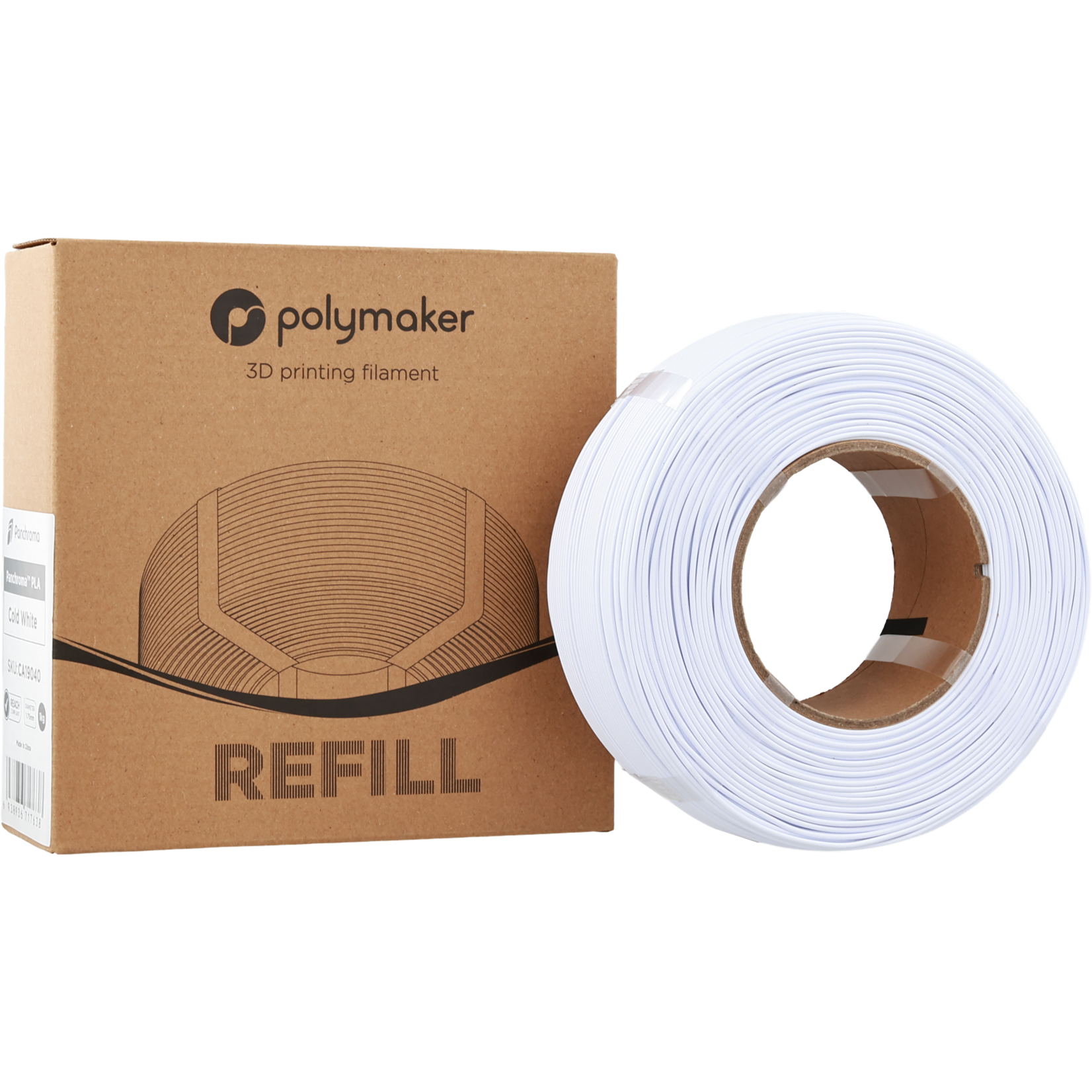 Polymaker Panchroma PLA Refill Cold White