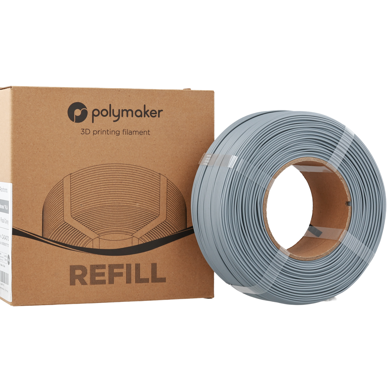 Polymaker Panchroma Matte PLA-navulling - Mat Fossil Grey