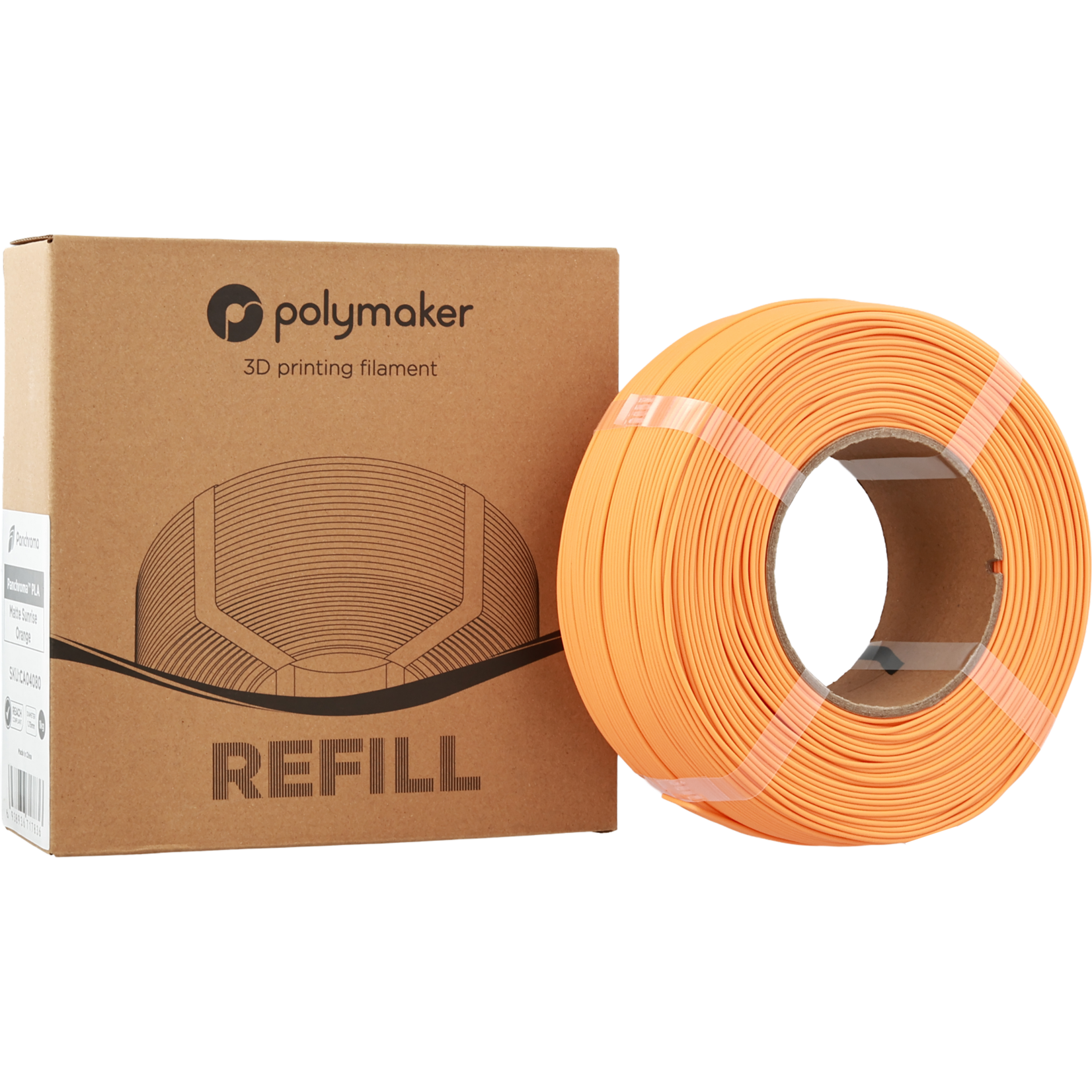 Polymaker Panchroma Matte PLA-navulling - Matte Sunrise Orange