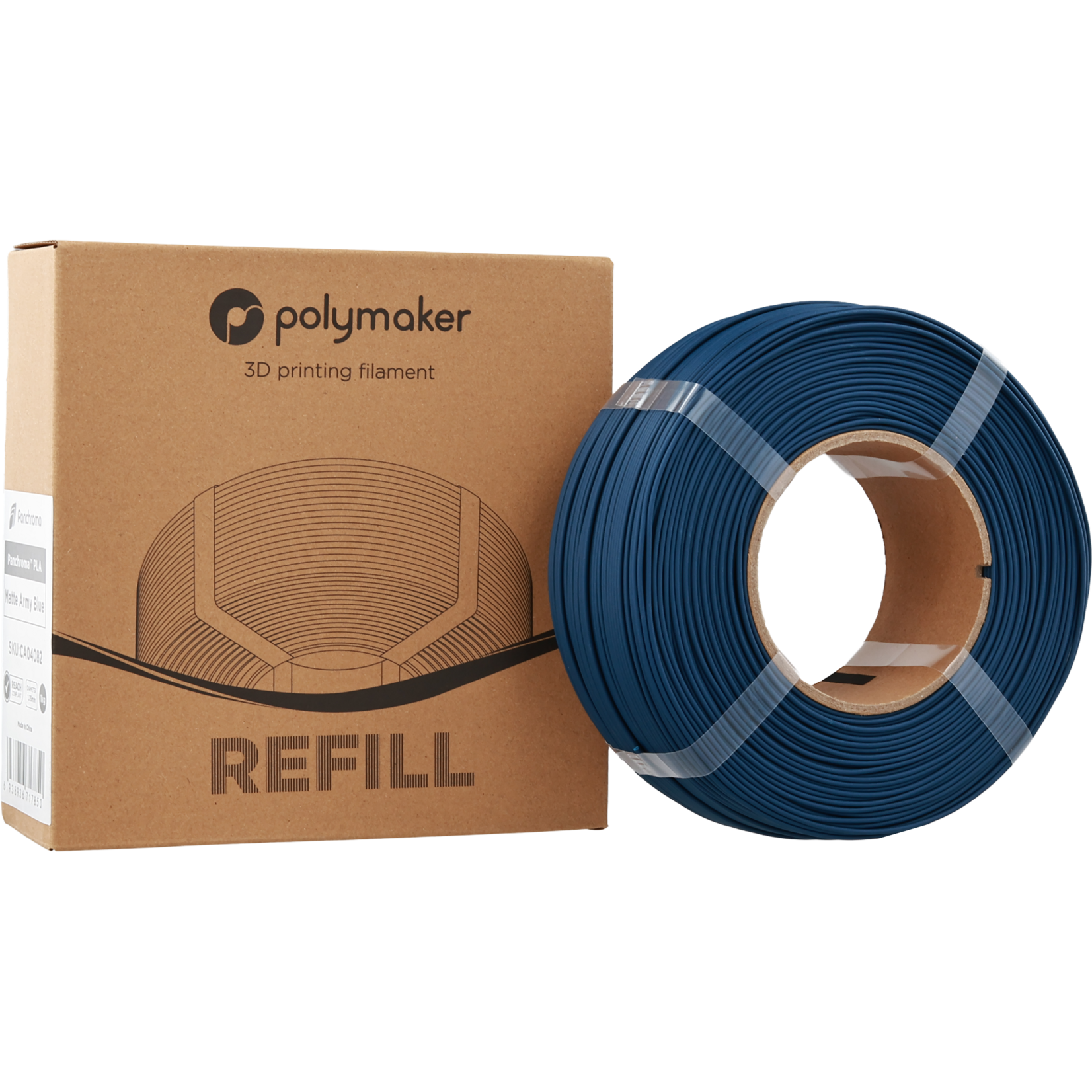 Polymaker Panchroma PLA Refill Matte Army Blue