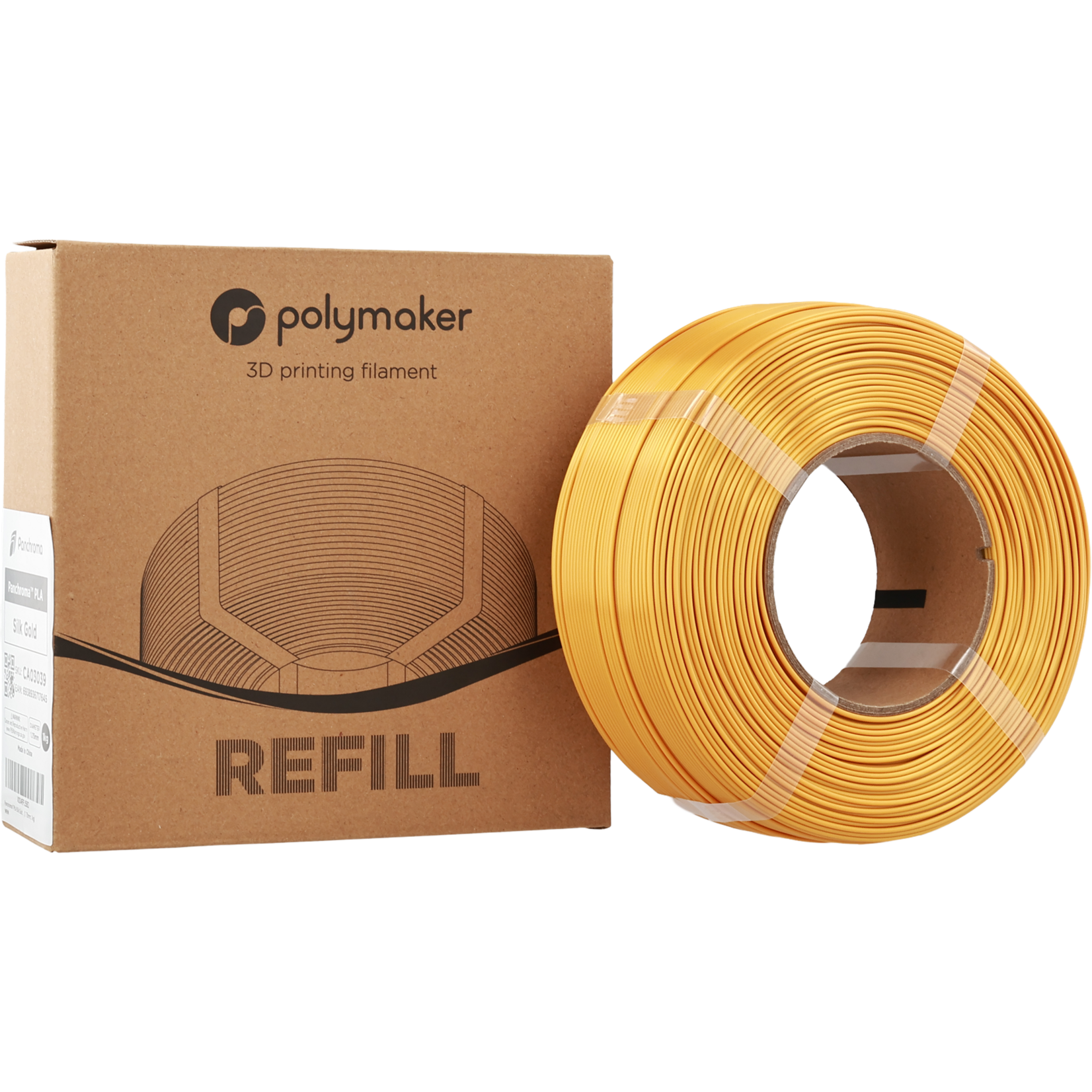 Polymaker Panchroma Silk PLA-navulling - Silk Gold