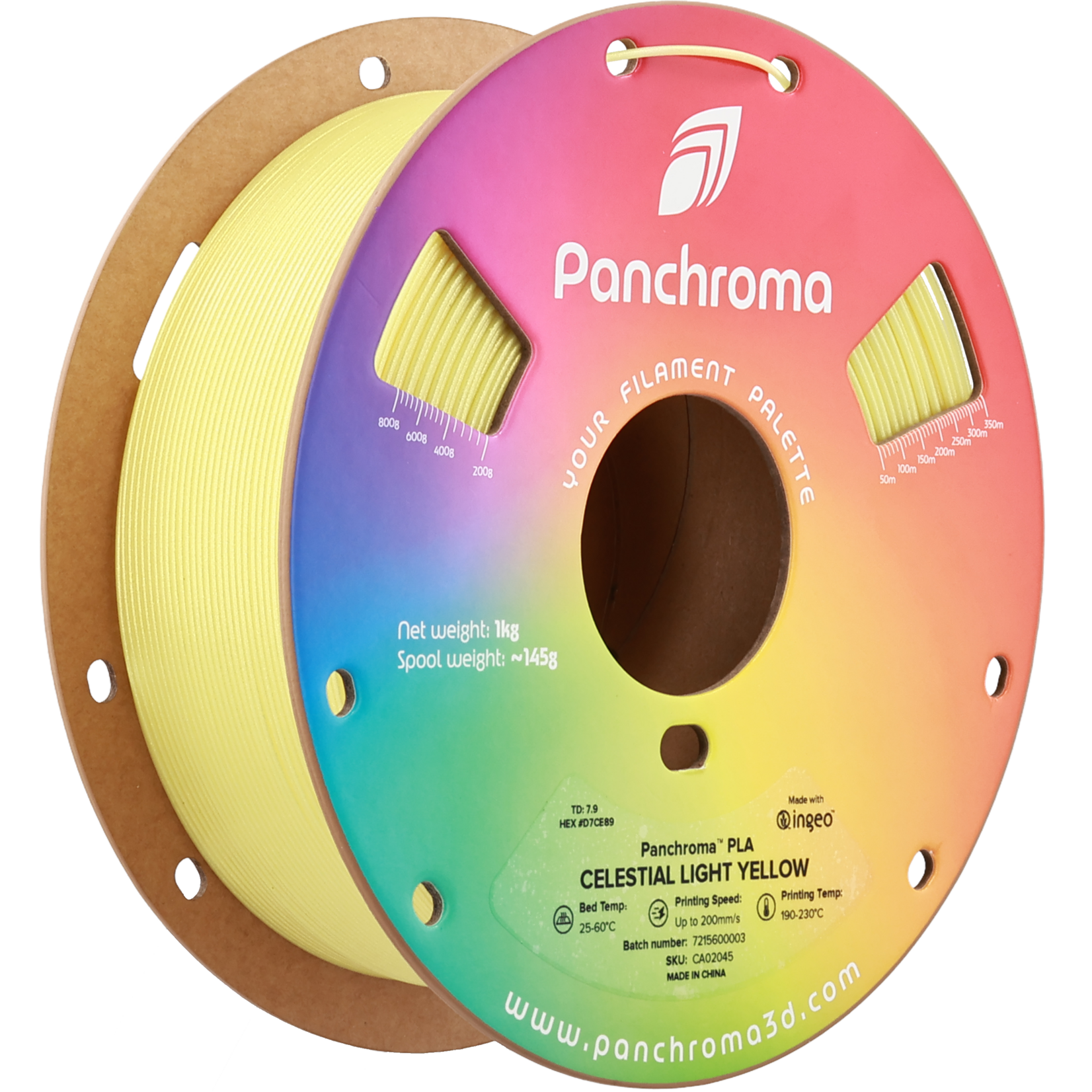 Polymaker Panchroma Celestial PLA - Hemels lichtgeel