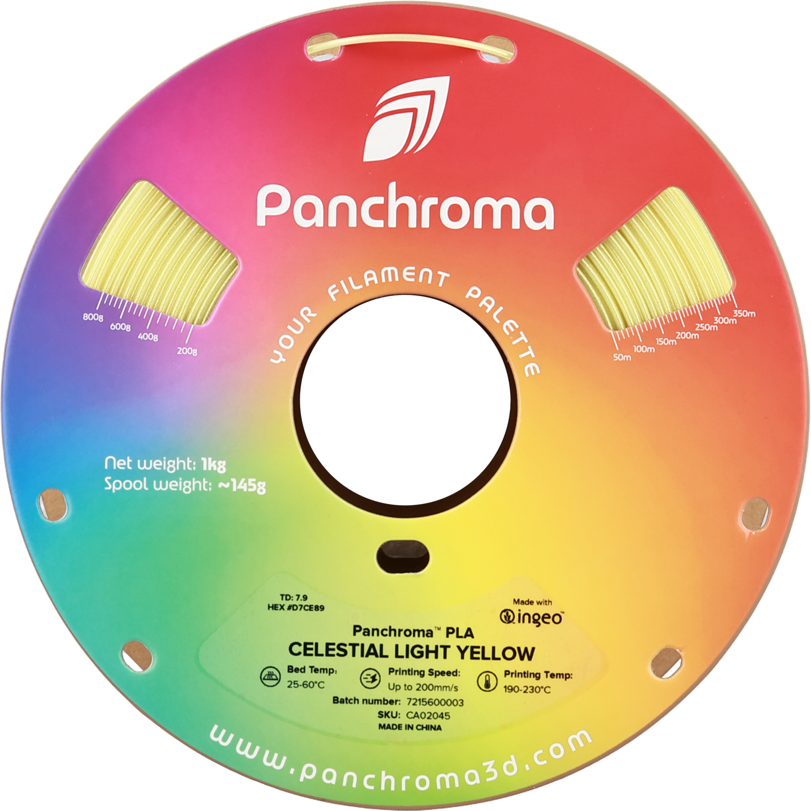 Polymaker Panchroma PLA Celestial Light Yellow