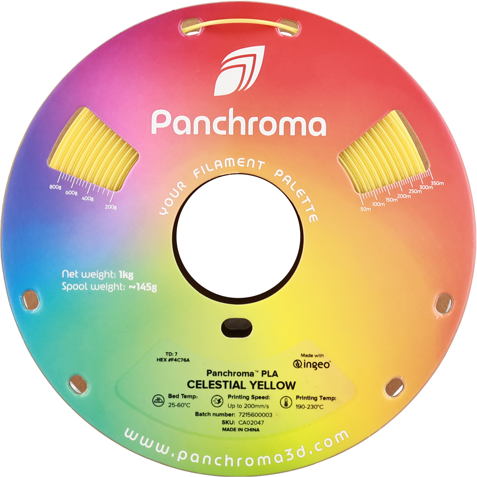 Polymaker Panchroma PLA Celestial Yellow