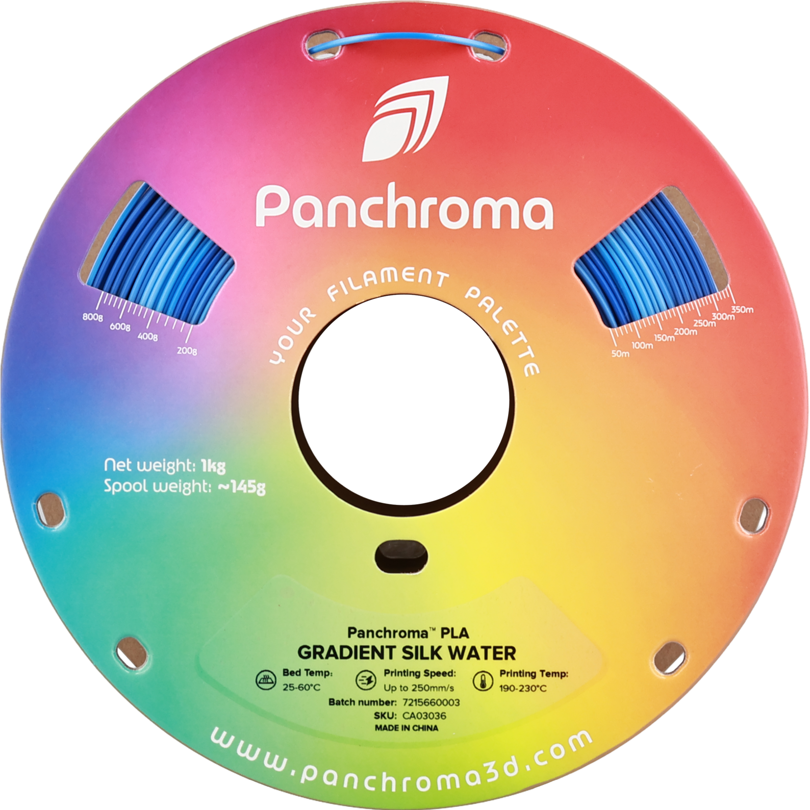 Polymaker Panchroma Gradient Silk PLA - Gradient Silk Water