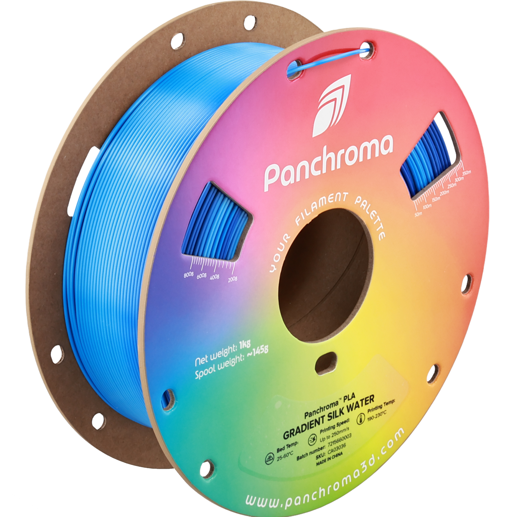 Polymaker Panchroma Gradient Silk PLA - Gradient Silk Water