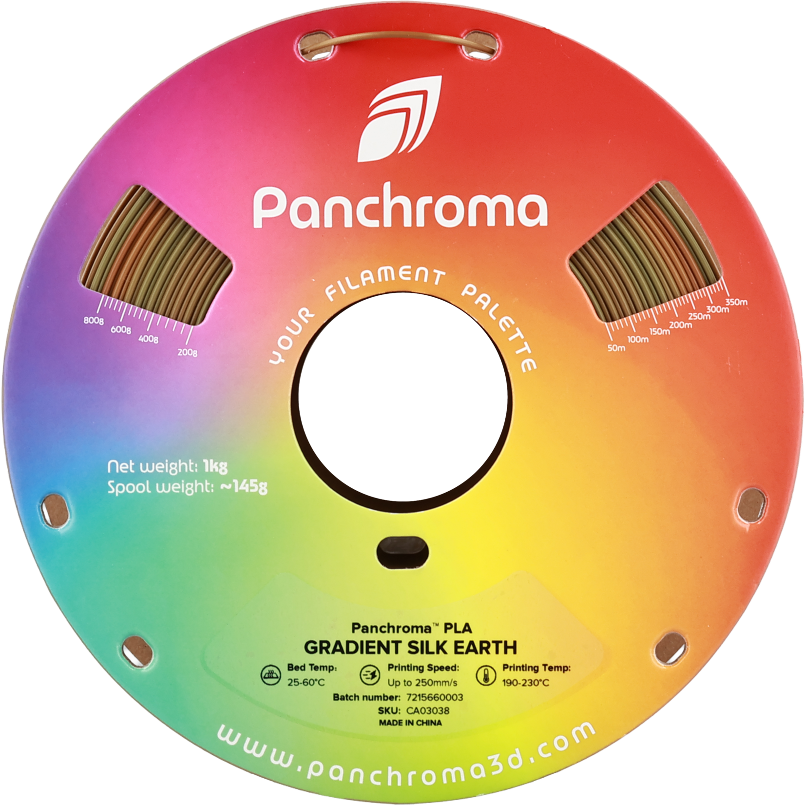 Polymaker Panchroma Gradient Silk PLA - Gradient Silk Earth