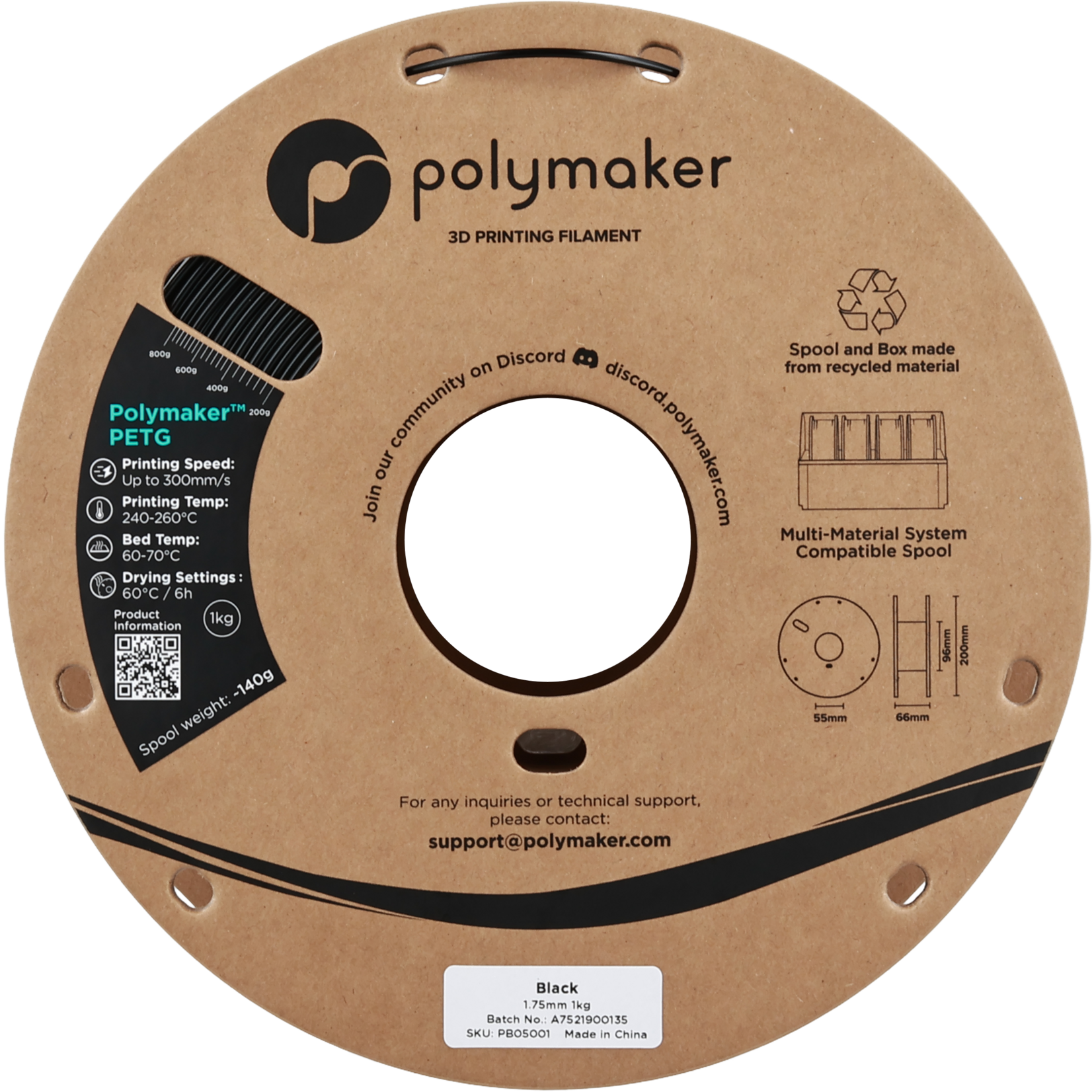 Polymaker Polymaker PETG Black