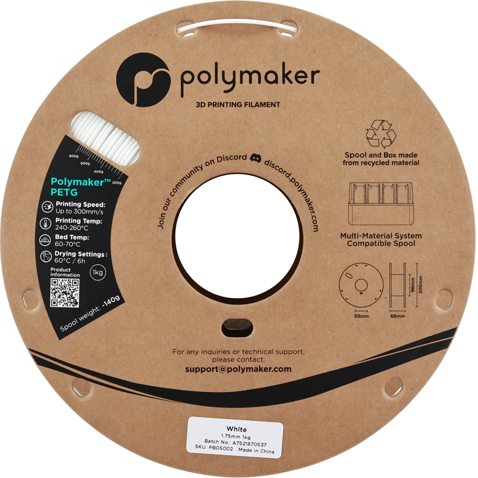 Polymaker Polymaker PETG White