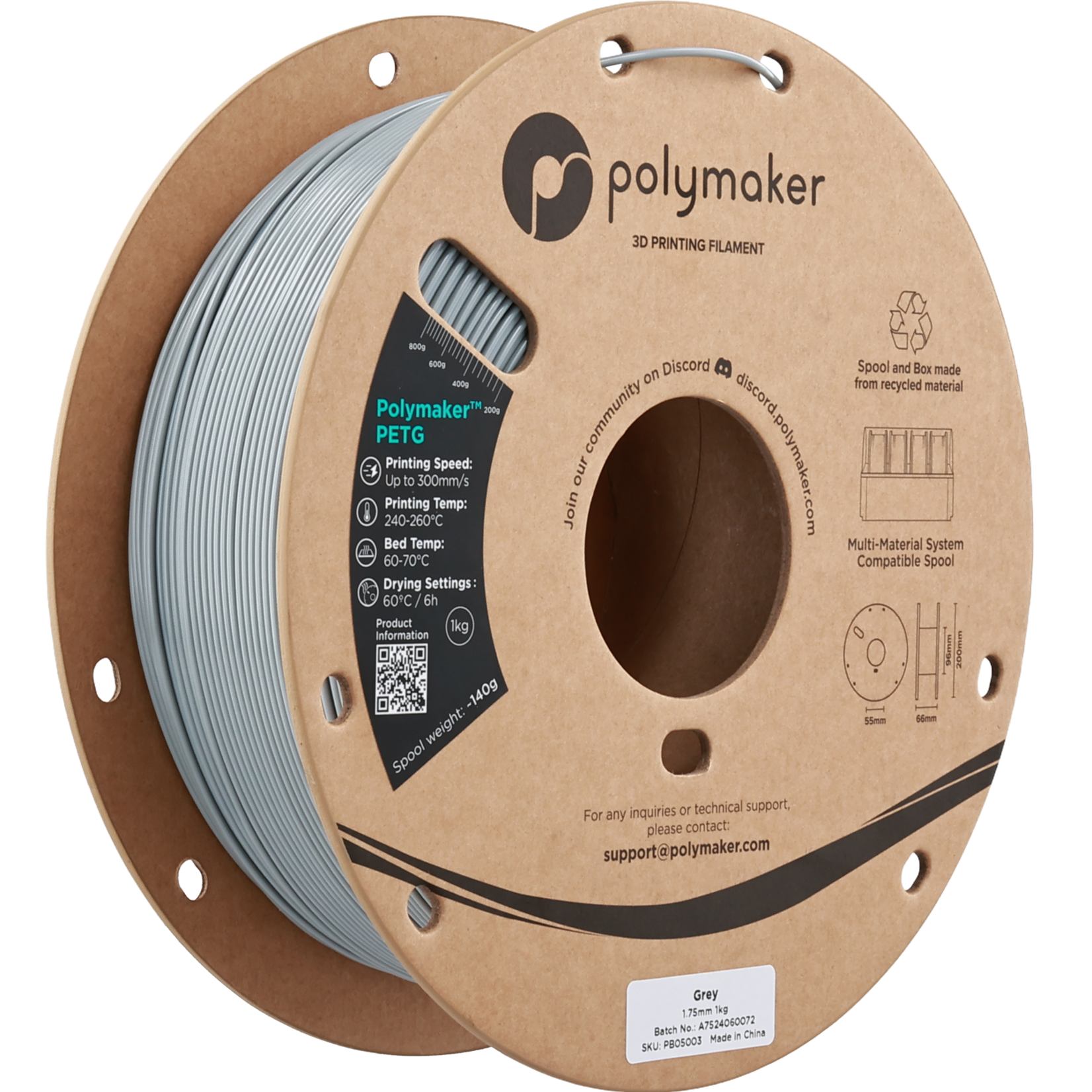 Polymaker Polymaker PETG Grey