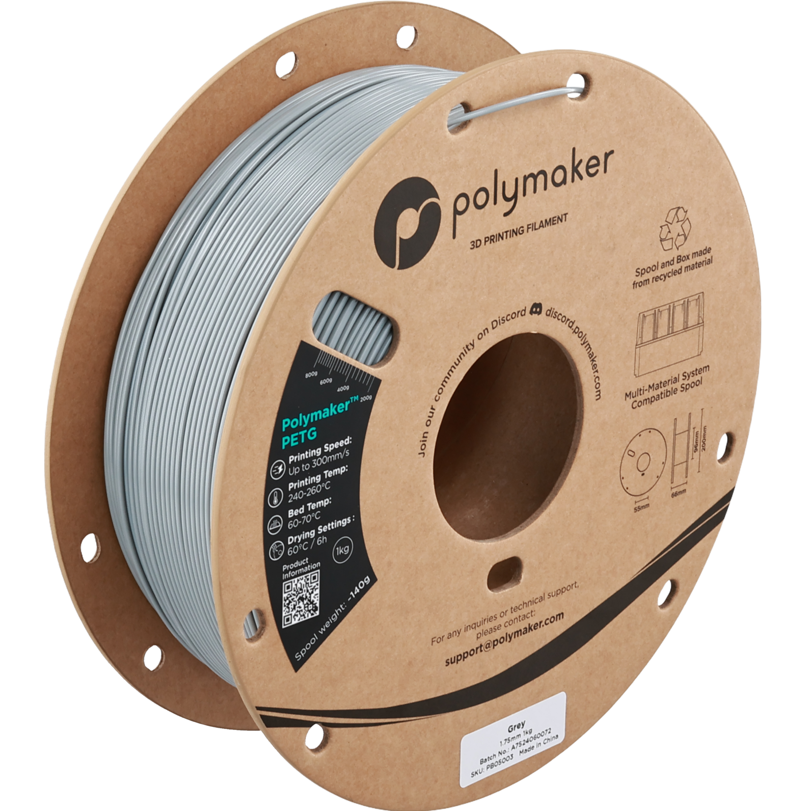 Polymaker Polymaker PETG Grey