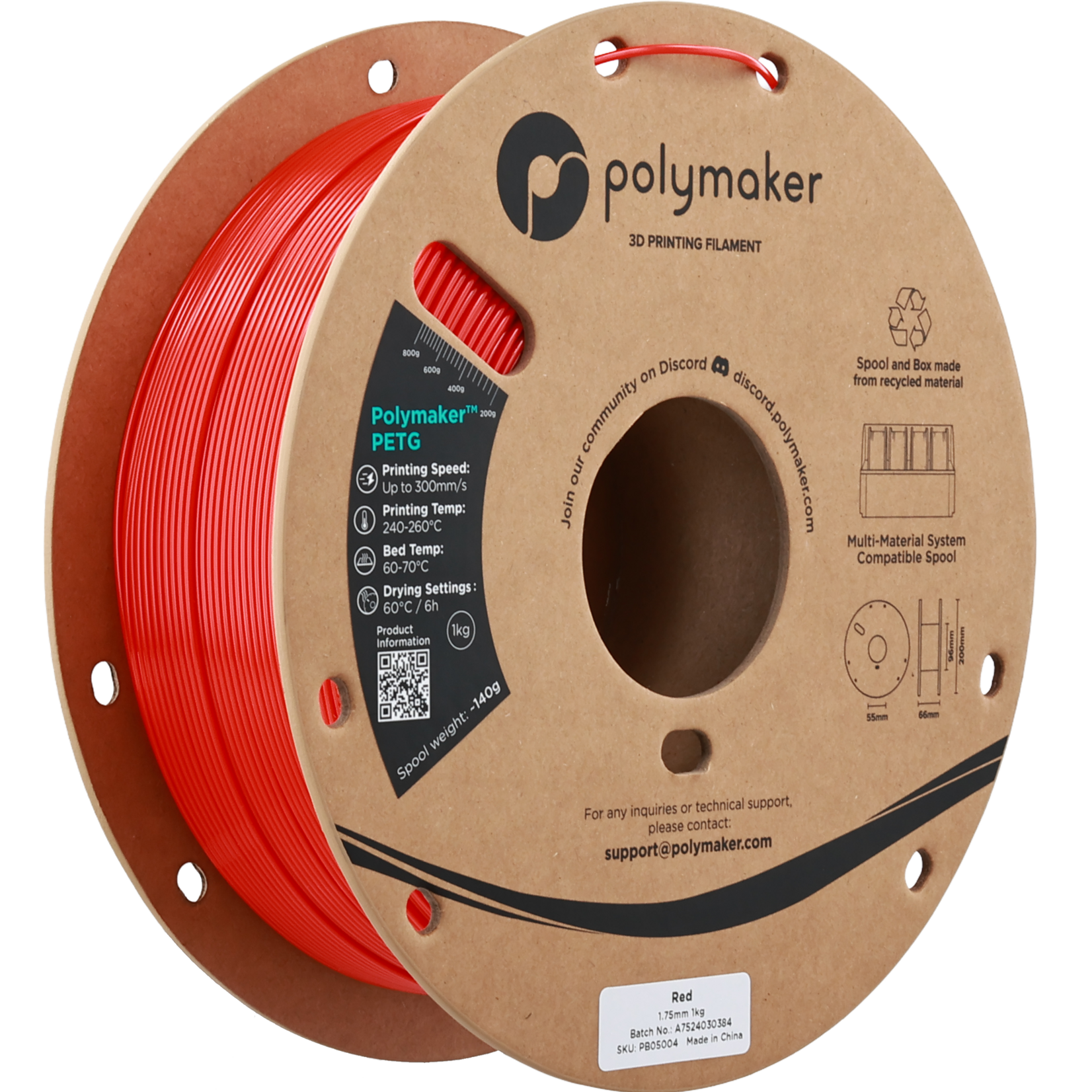 Polymaker Polymaker PETG Red