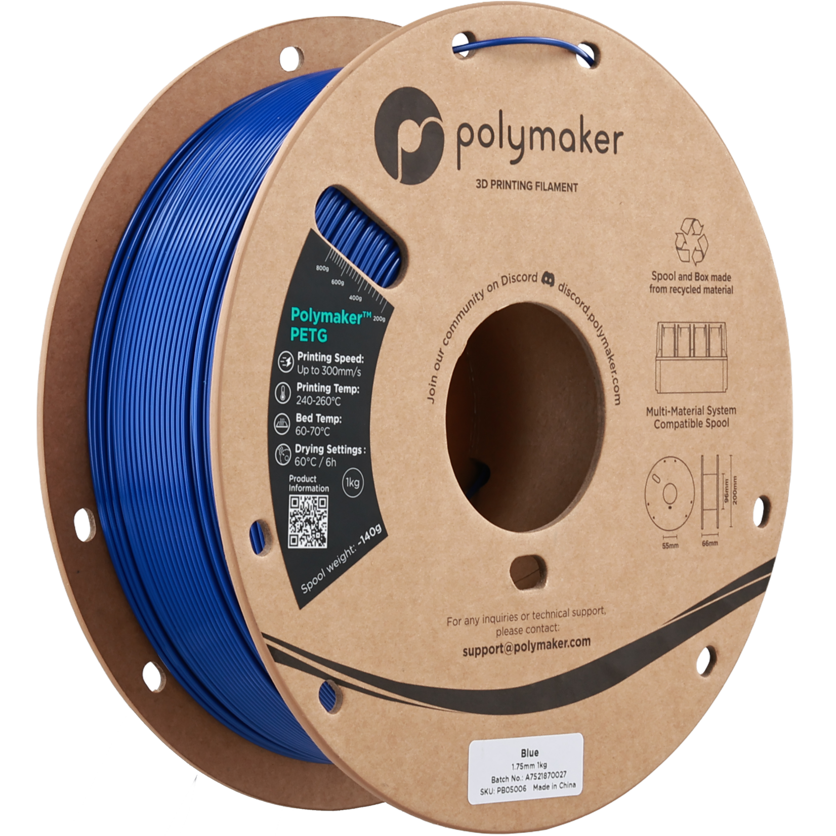 Polymaker PETG - Blauw