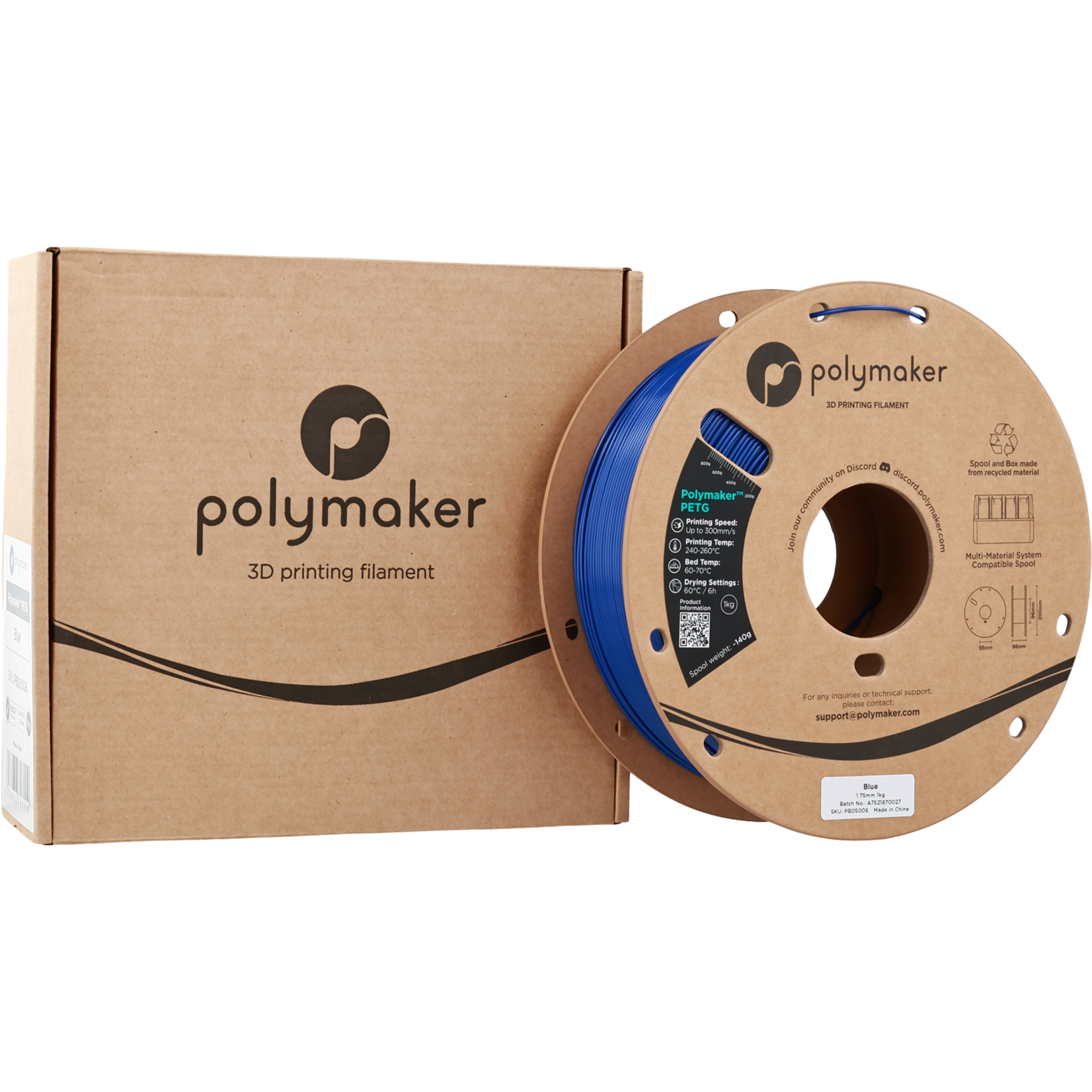 Polymaker PETG - Blauw