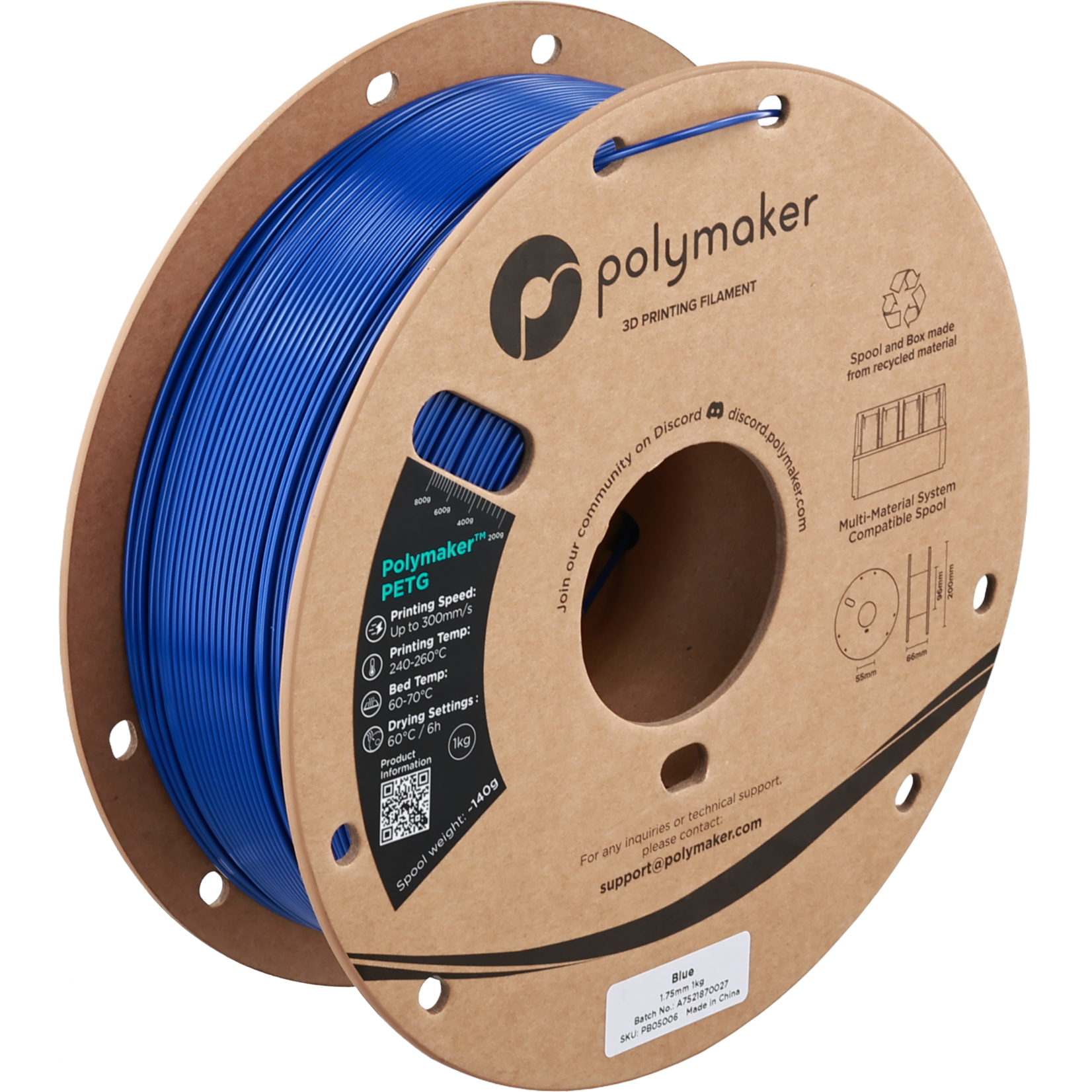 Polymaker PETG - Blauw