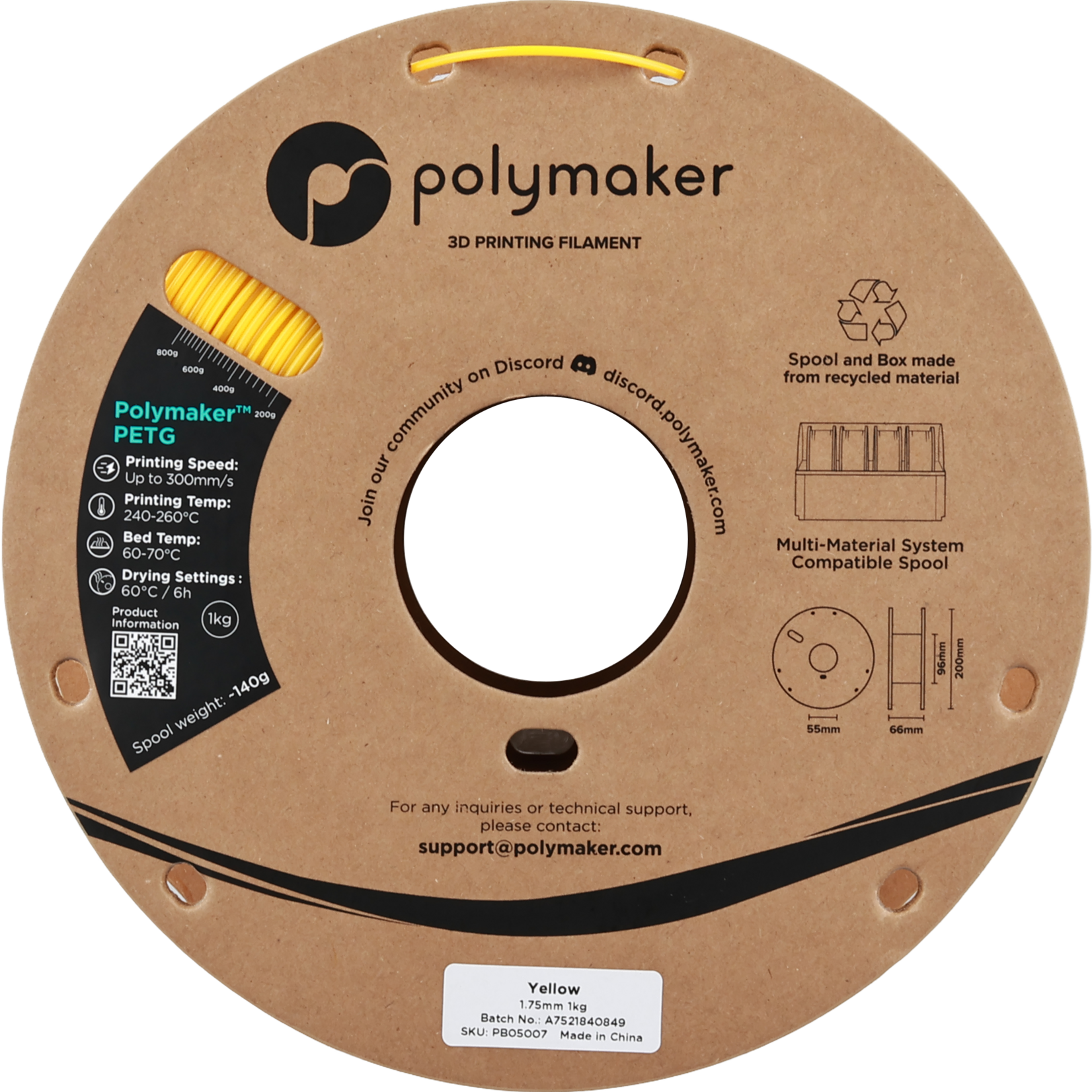 Polymaker Polymaker PETG Yellow