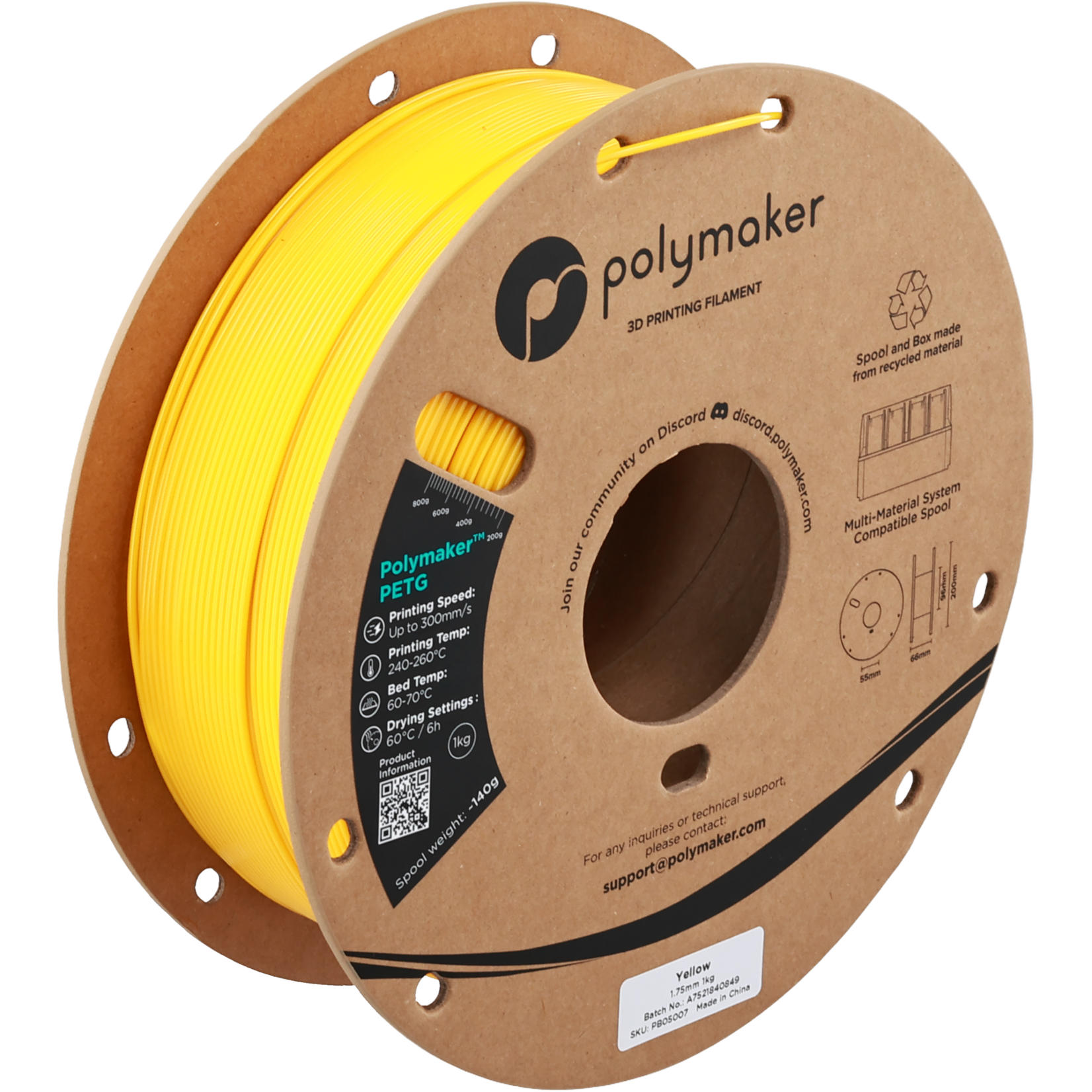 Polymaker PETG - Geel