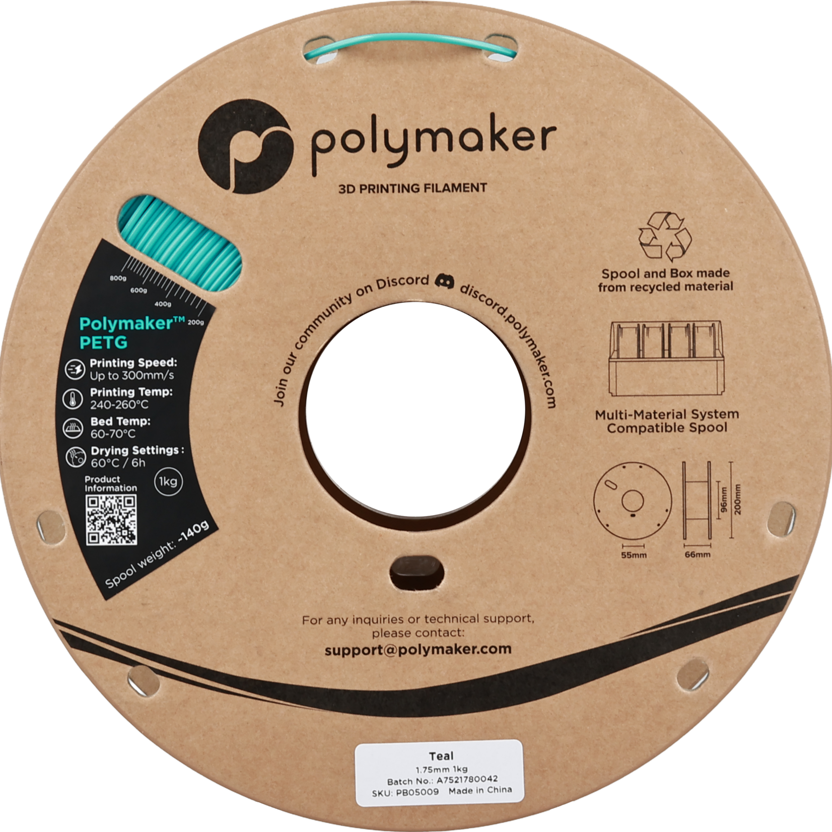 Polymaker Polymaker PETG Teal