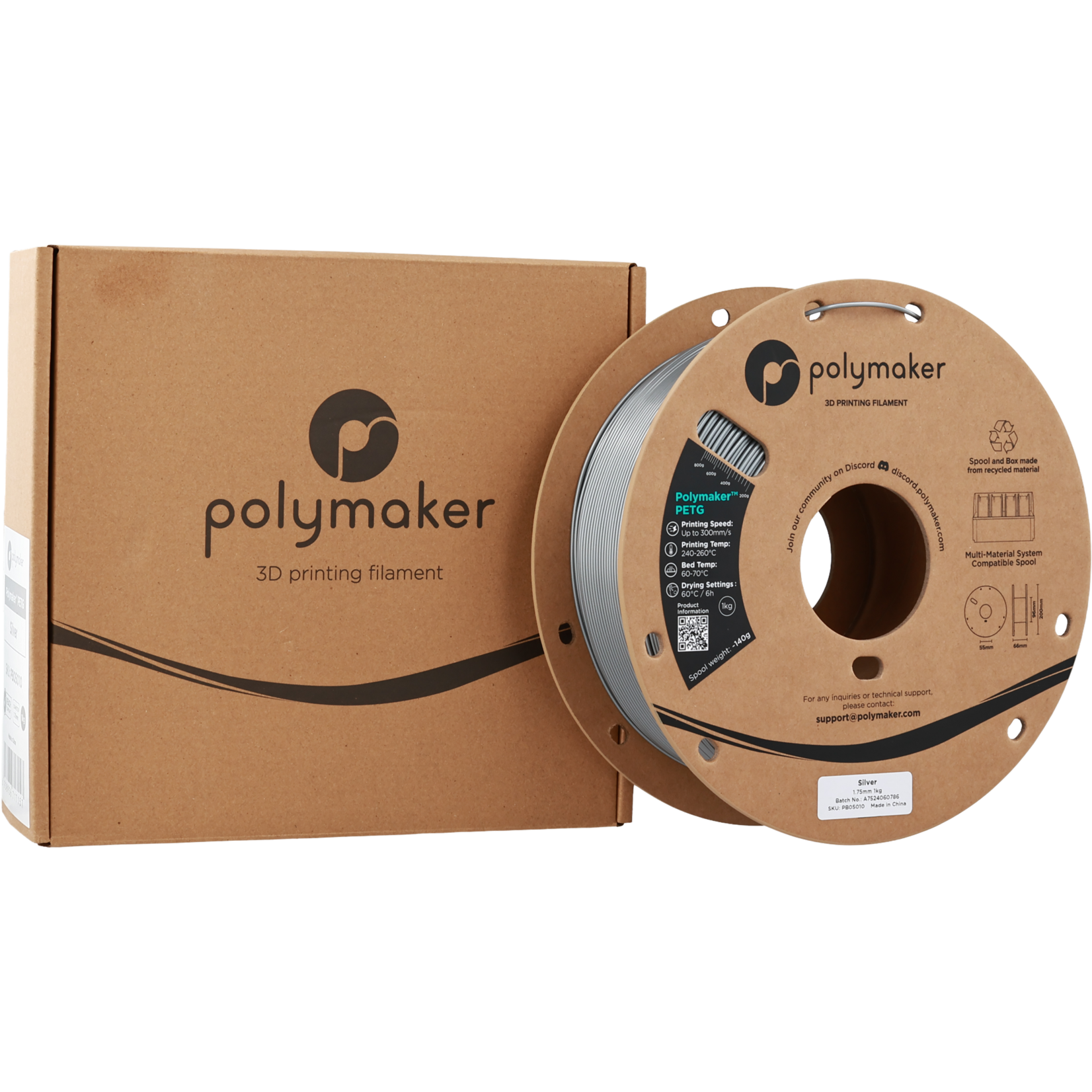 Polymaker Polymaker PETG Silver