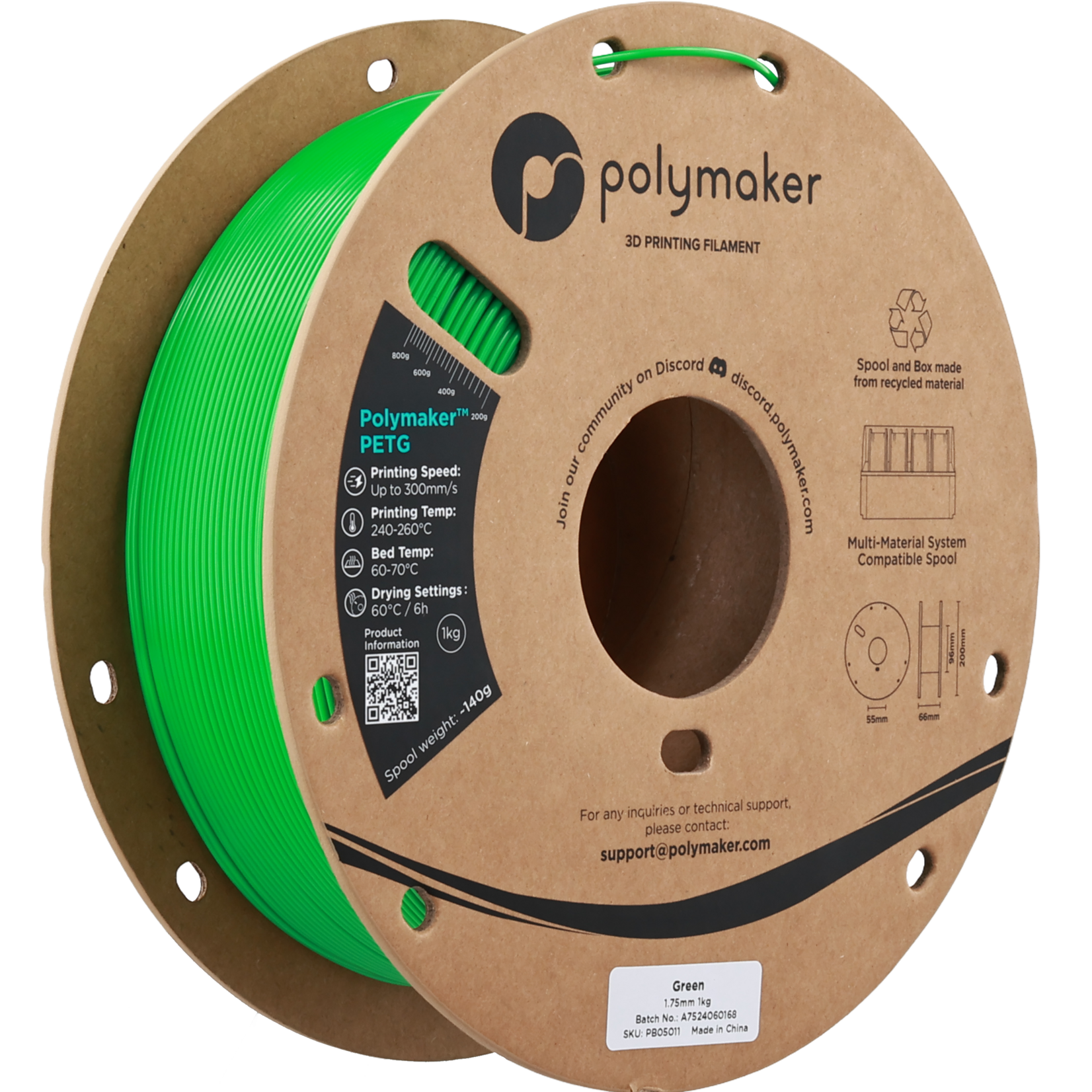 Polymaker PETG - Groen