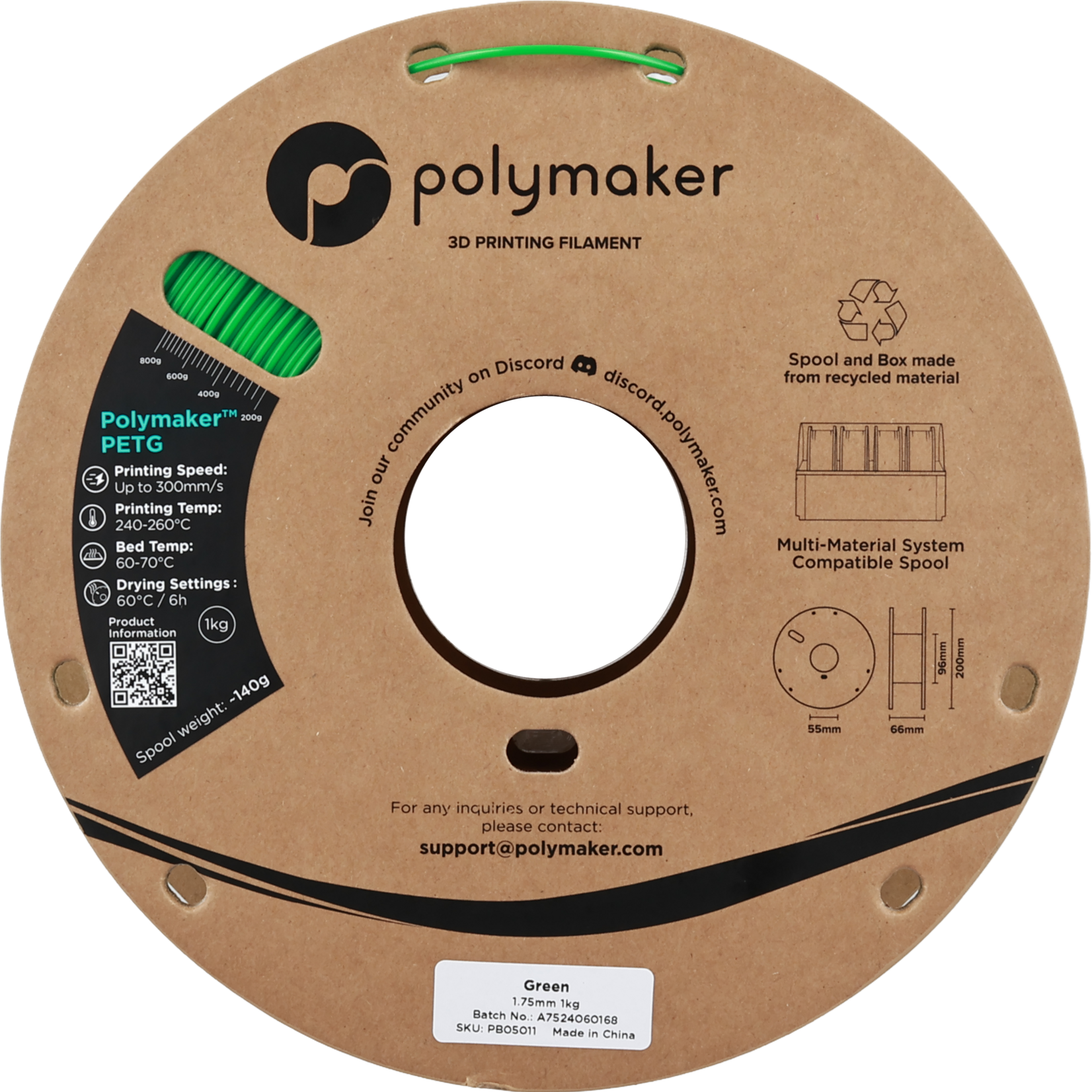 Polymaker PETG - Groen