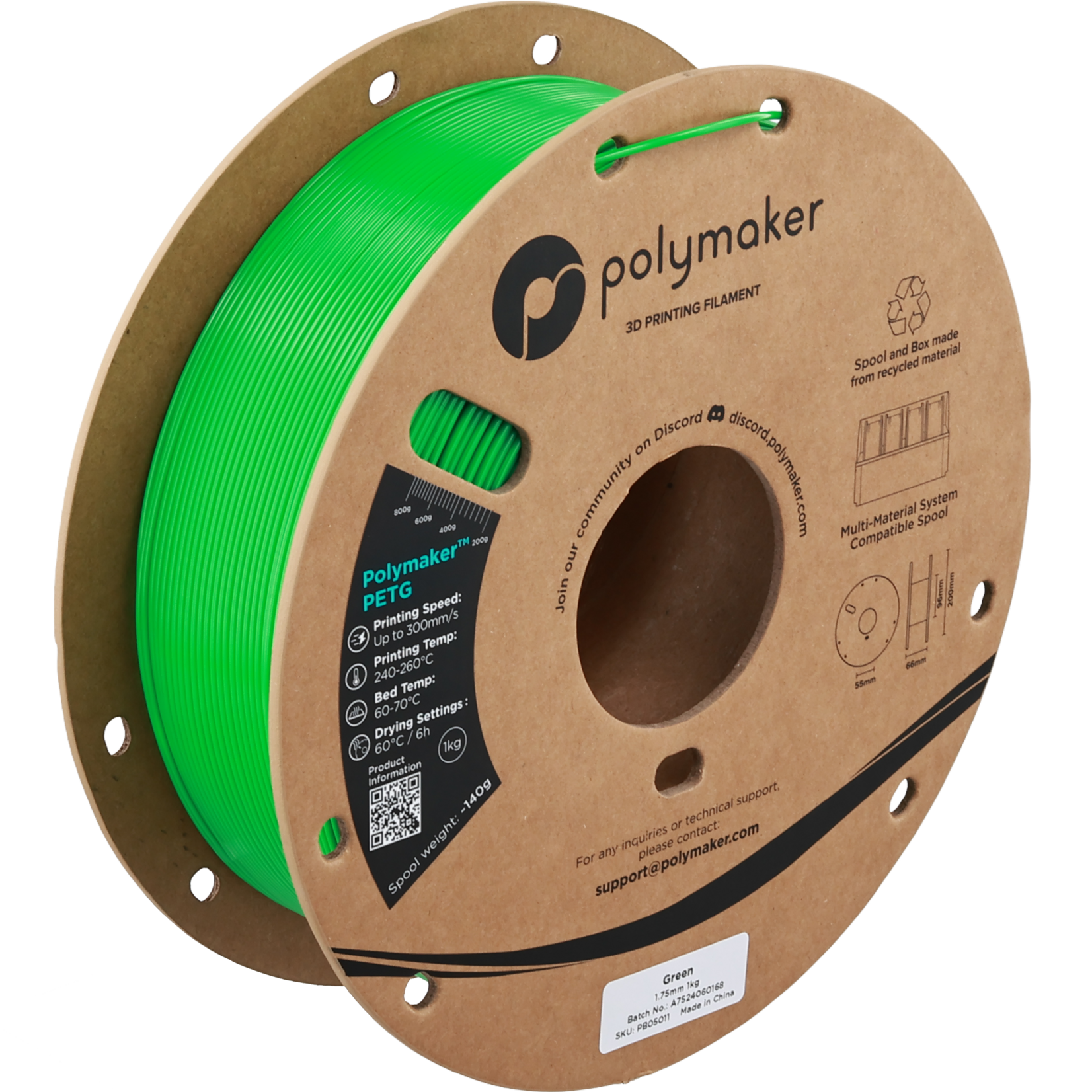 Polymaker PETG - Groen