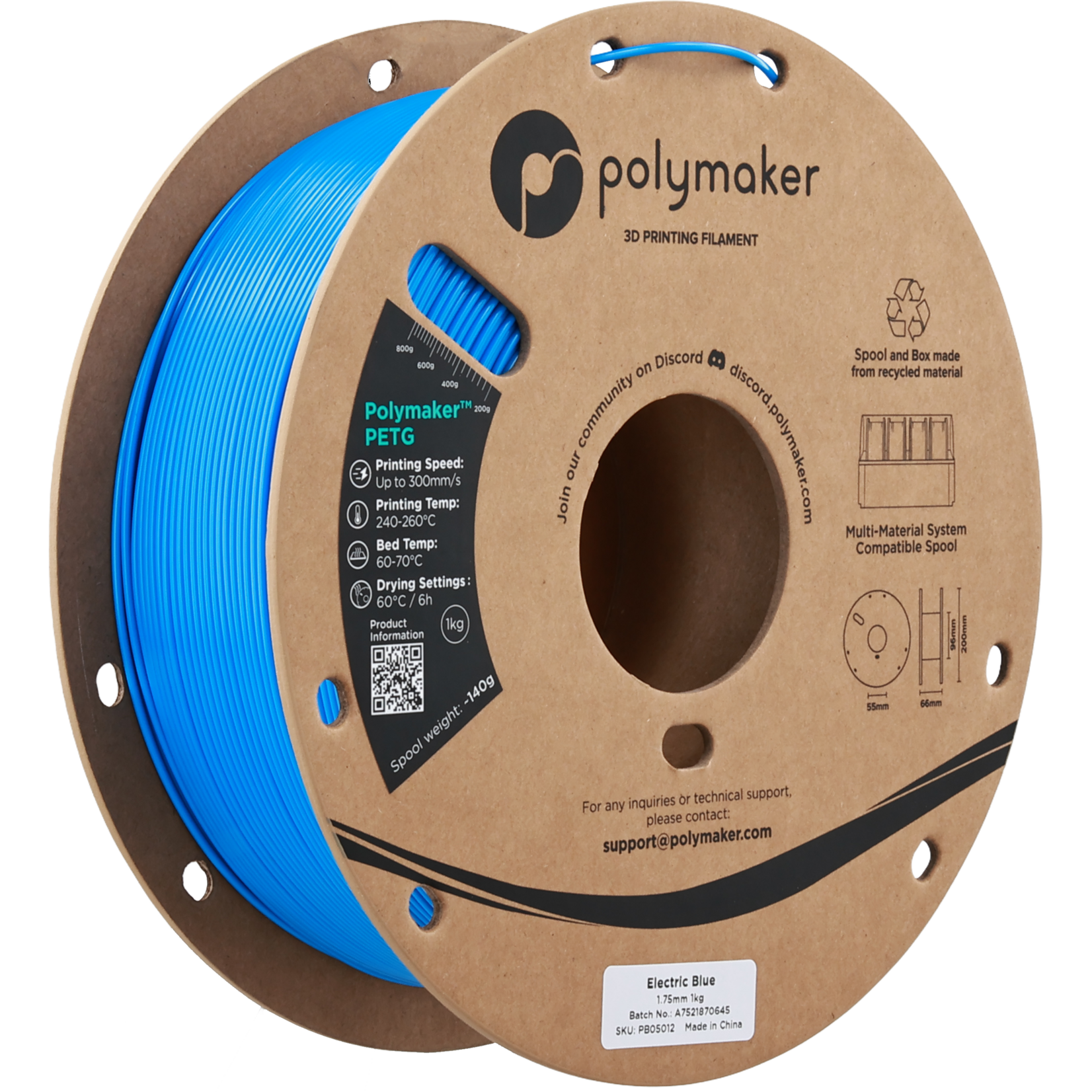 Polymaker Polymaker PETG Electric Blue